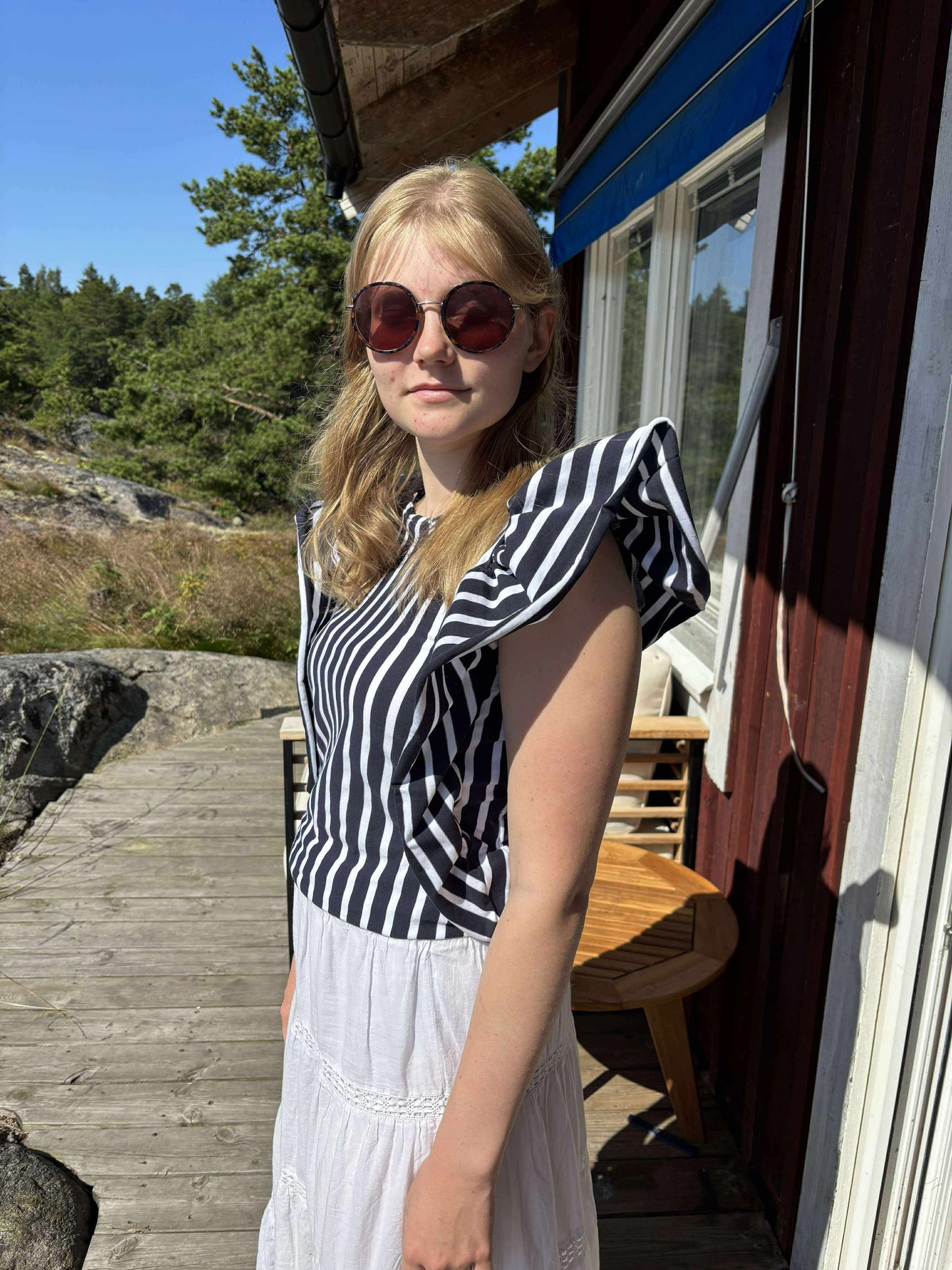 Frillie Top Strl 80-170 Pappersmönster
