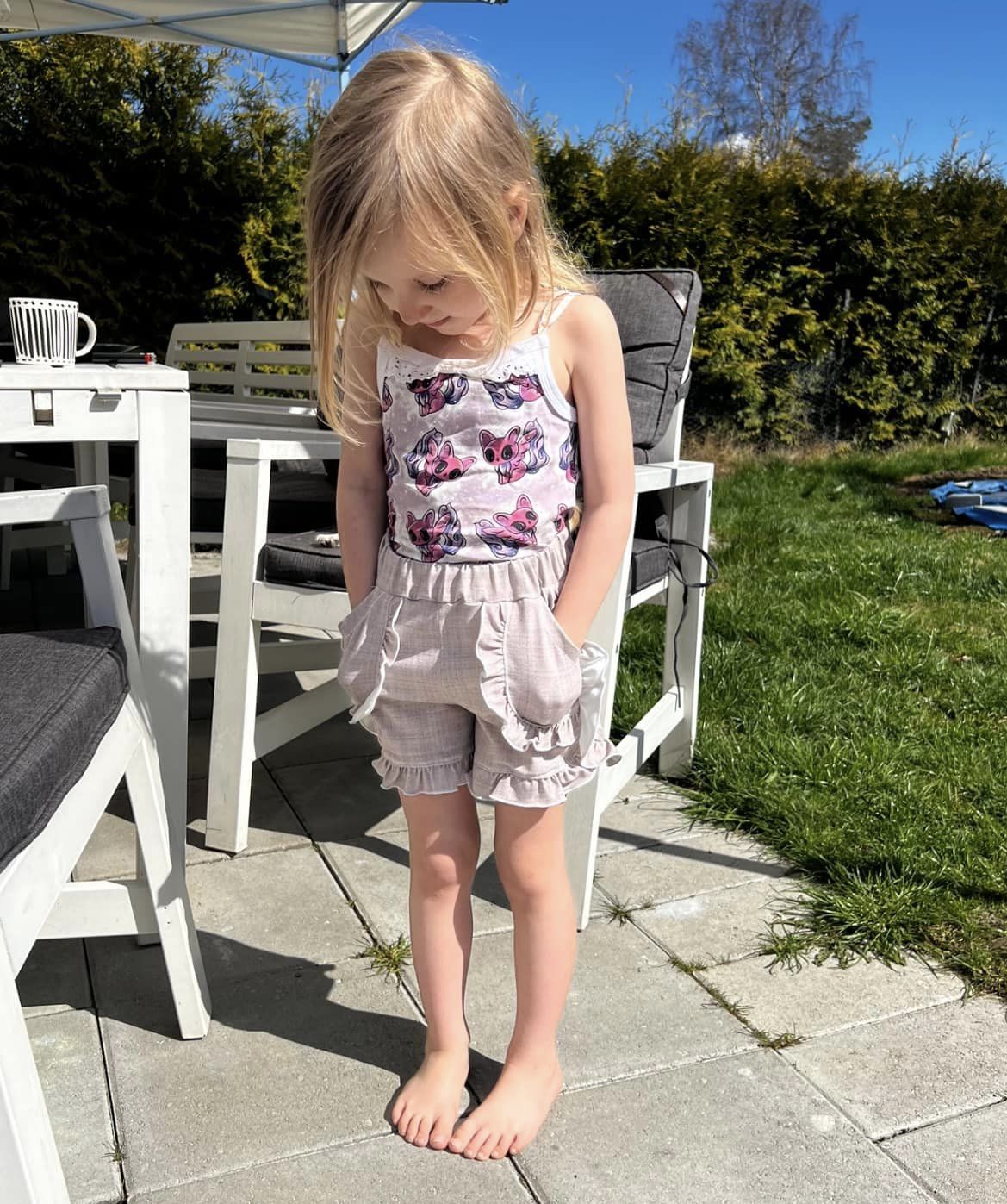 Run Around Shorts Strl 86-164 PDF-mönster