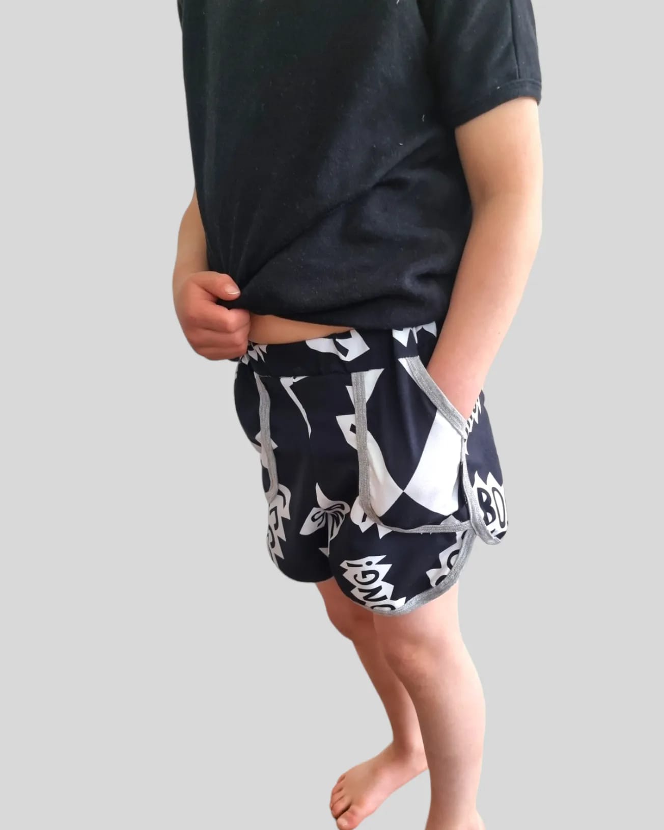 Run Around Shorts Strl 86-164 Pappersmönster