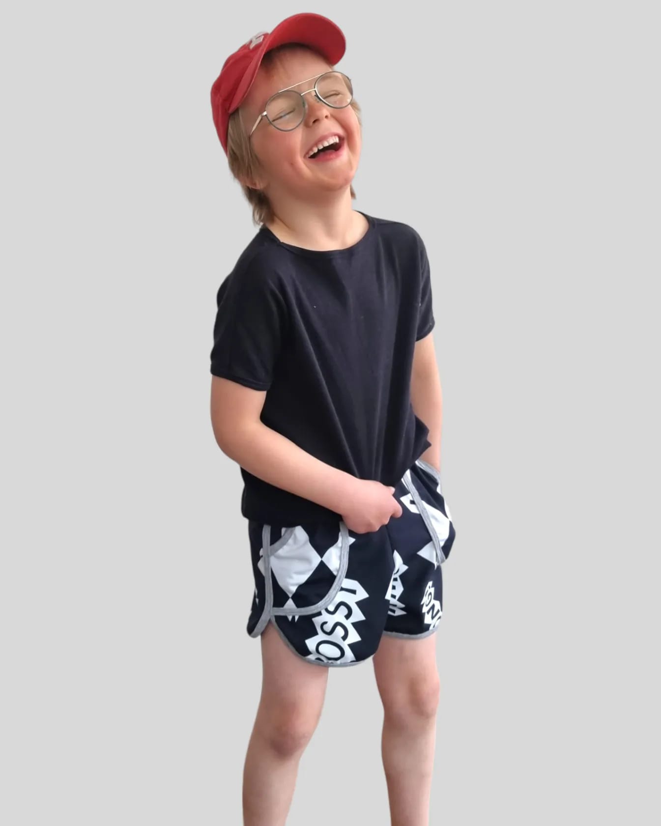 Run Around Shorts Strl 86-164 Pappersmönster