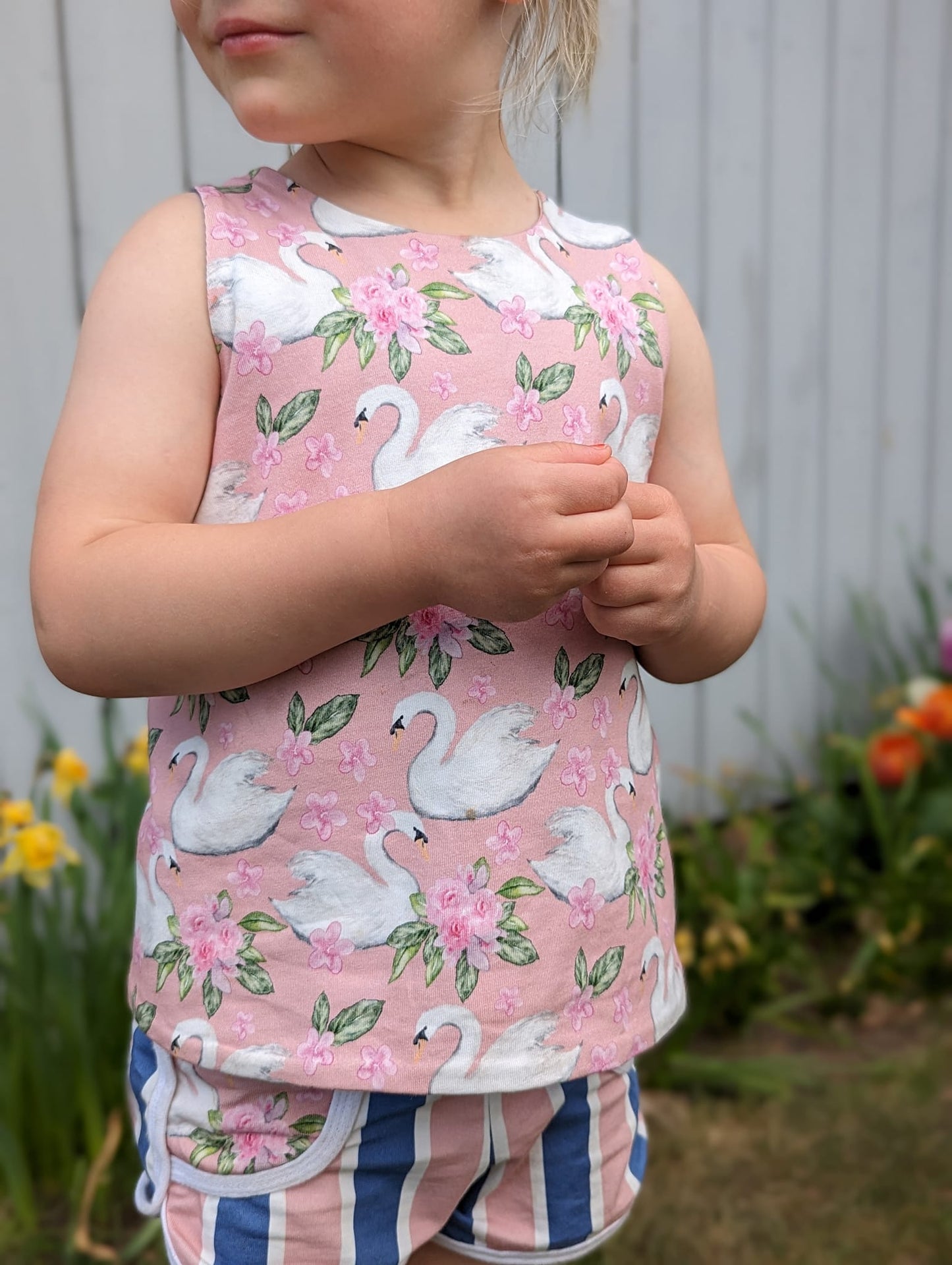 Wrap Around Top Strl 86-164 Pappersmönster