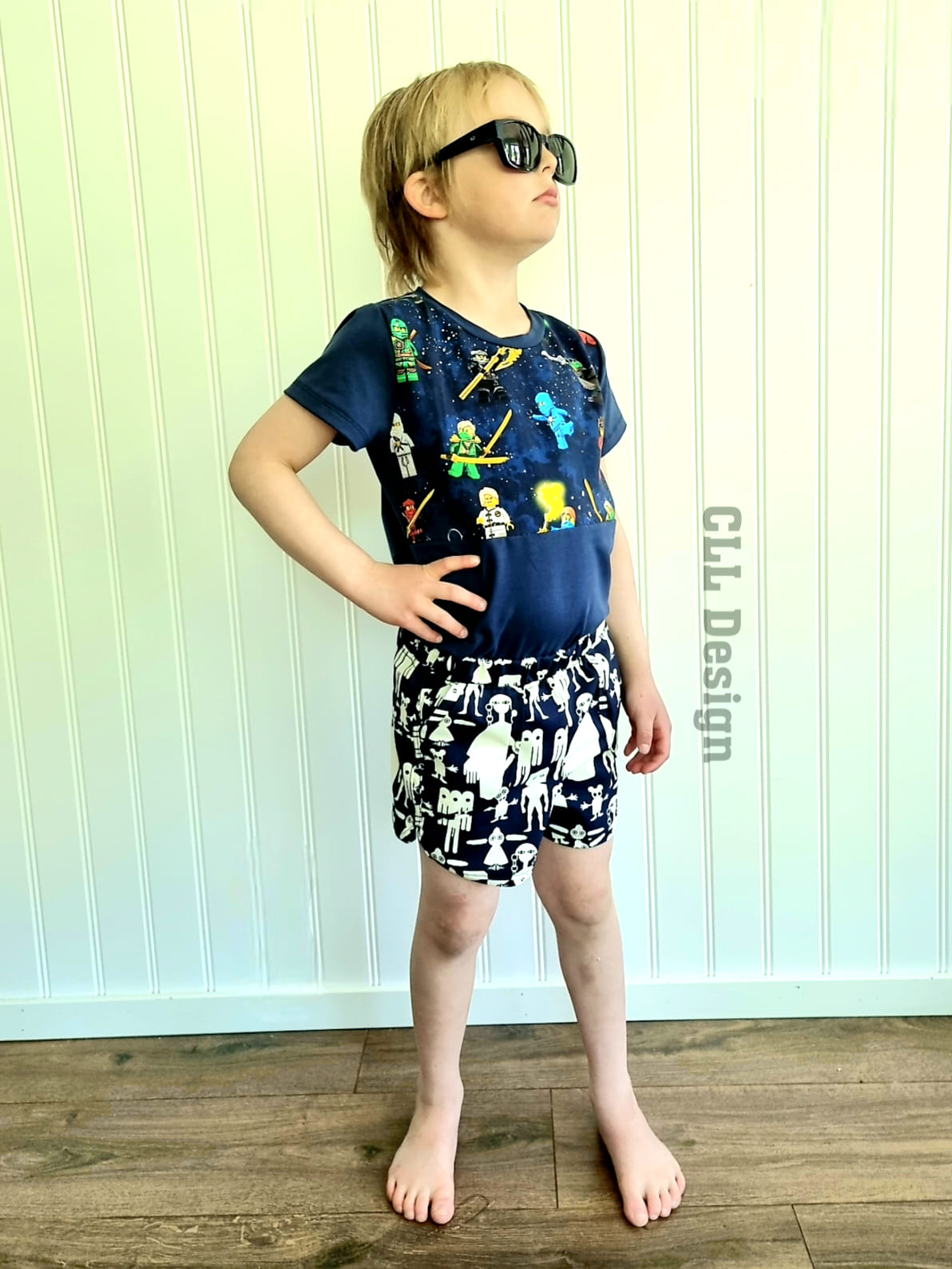 Run Around Shorts Strl 86-164 PDF-mönster