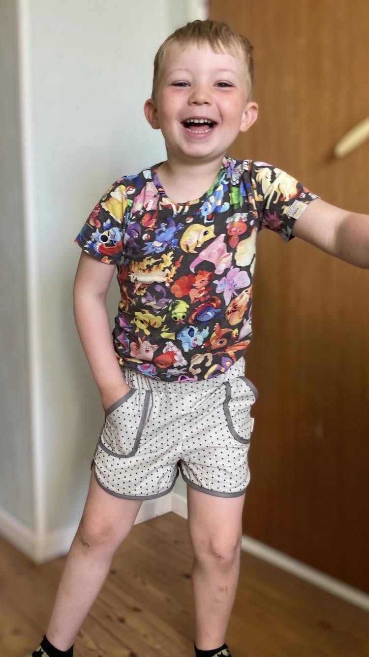 Run Around Shorts Strl 86-164 PDF-mönster