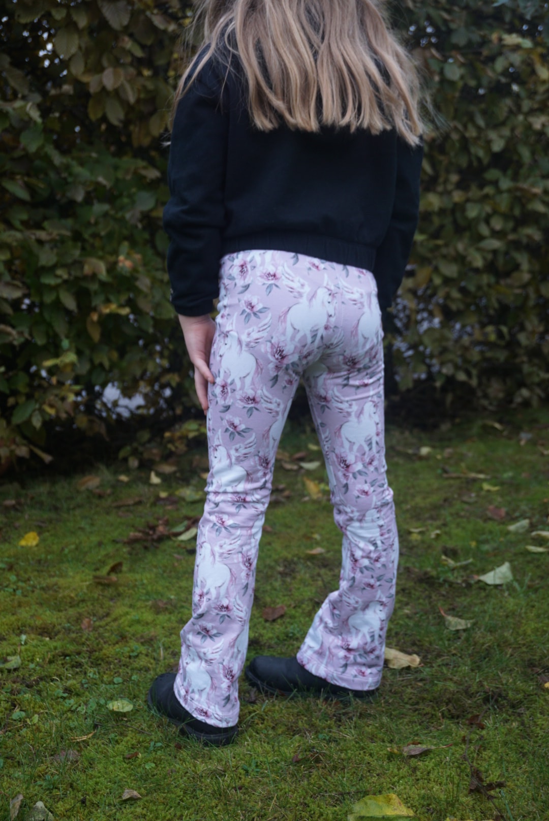 Funky Flare Leggings Strl 92-164 Pappersmönster