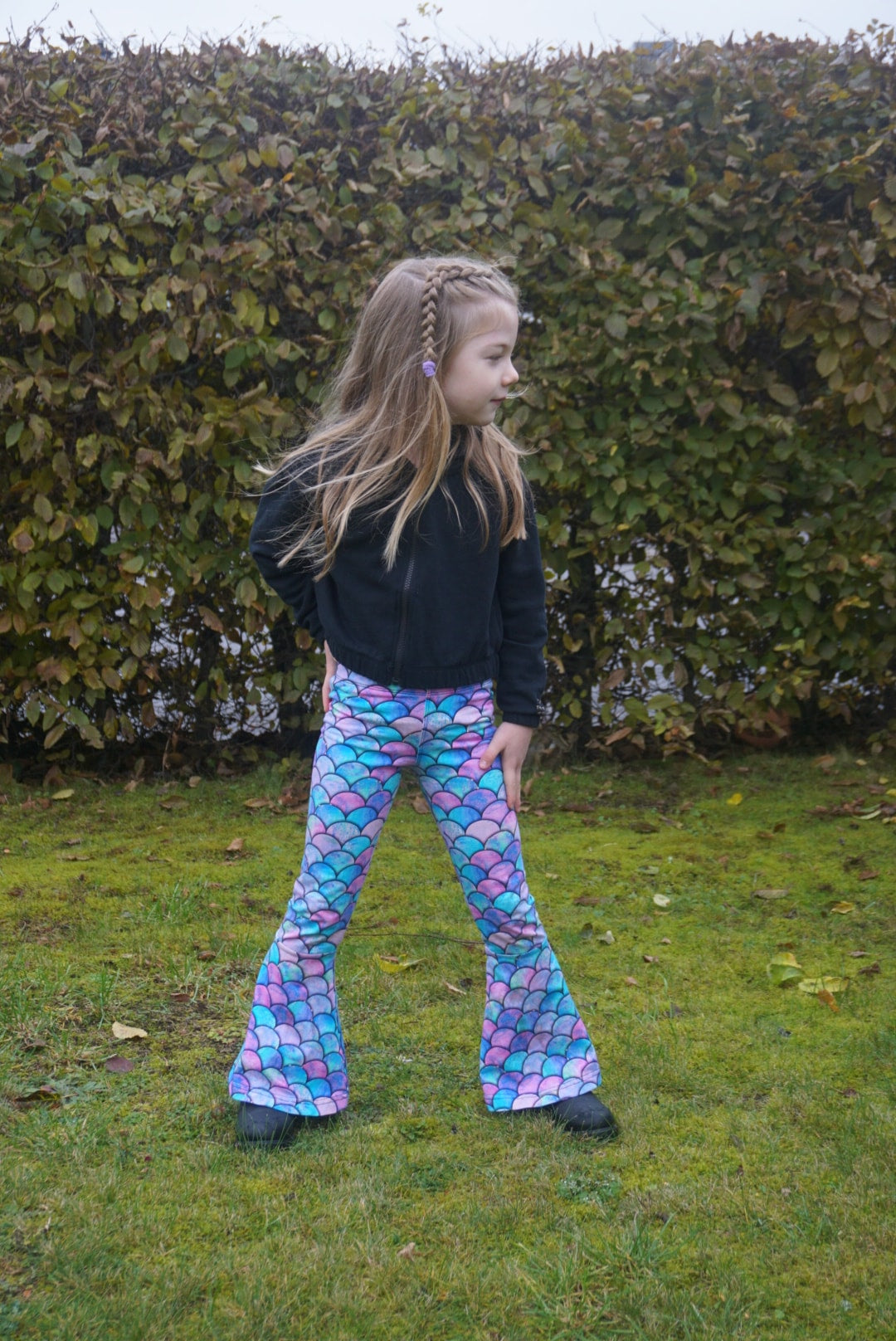 Funky Flare Leggings Strl 92-164 PDF-mönster