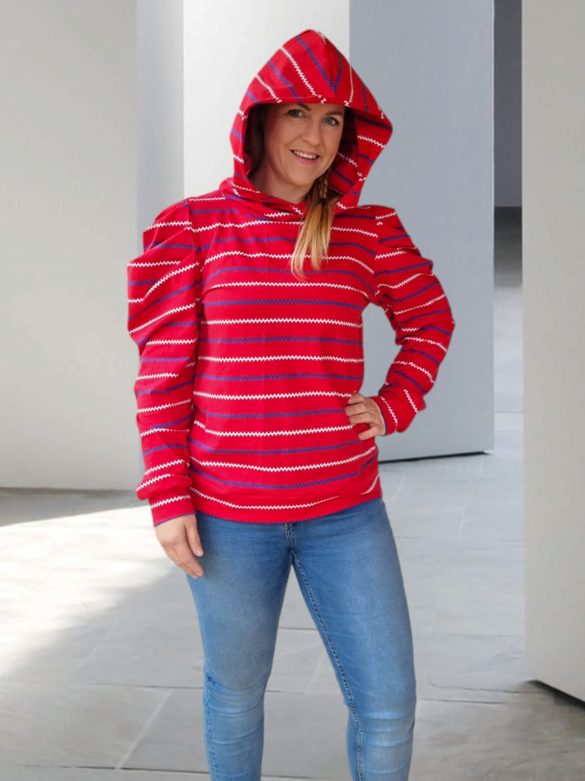 Sweet Carolina Hoodie Strl 34-56 PDF-mönster