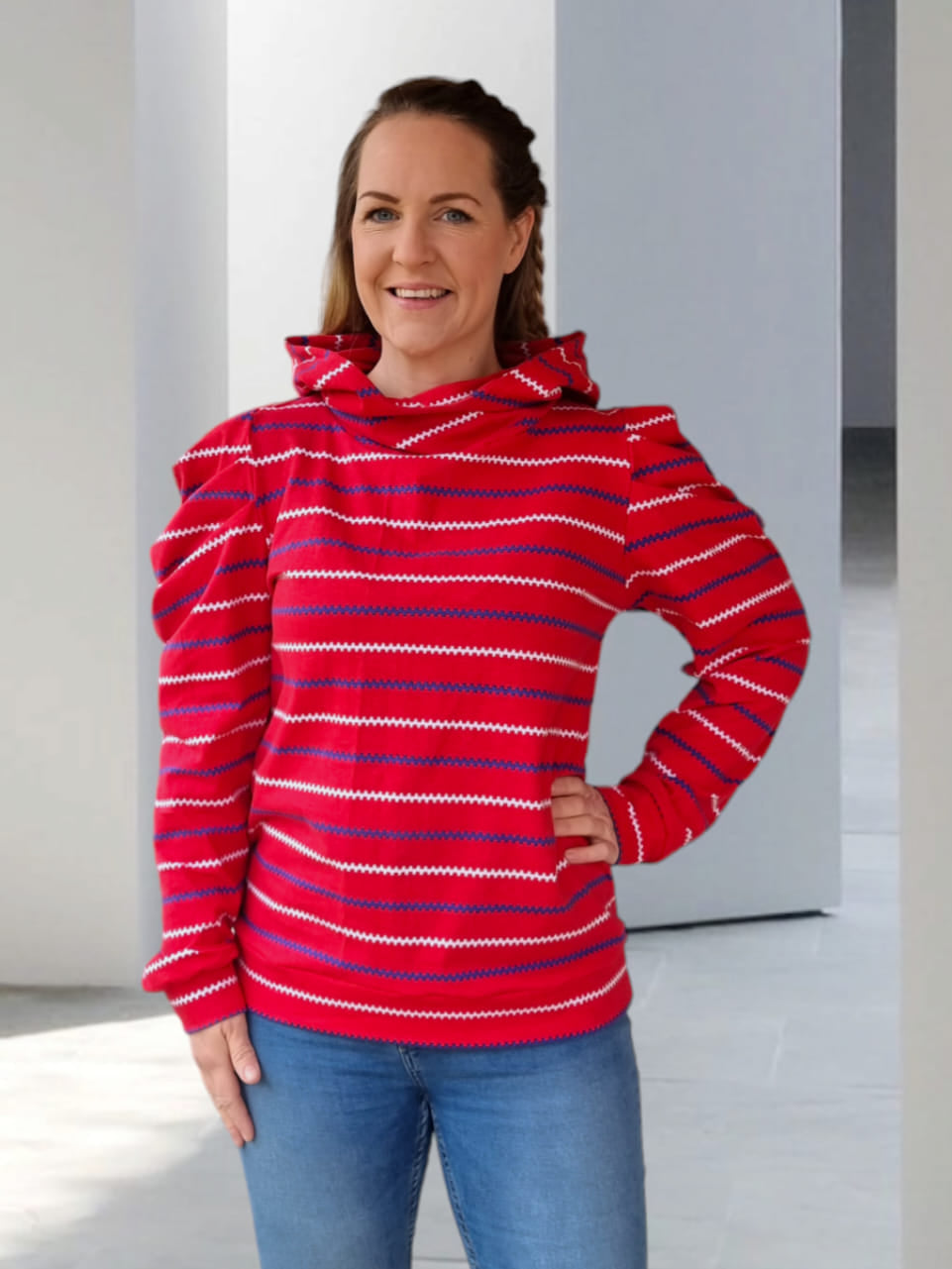 Sweet Carolina Hoodie Strl 34-56 PDF-mönster