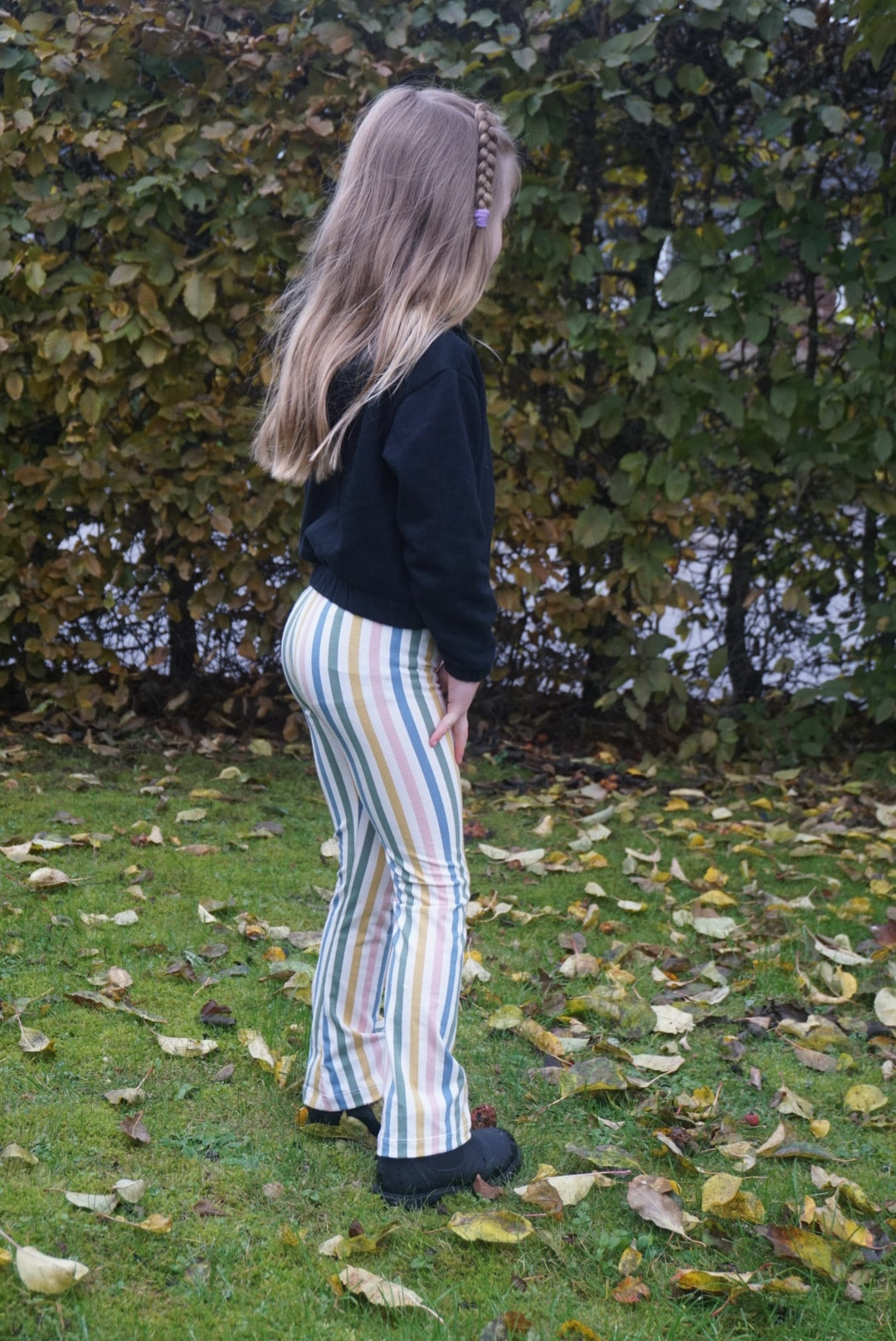 Funky Flare Leggings Strl 92-164 Pappersmönster