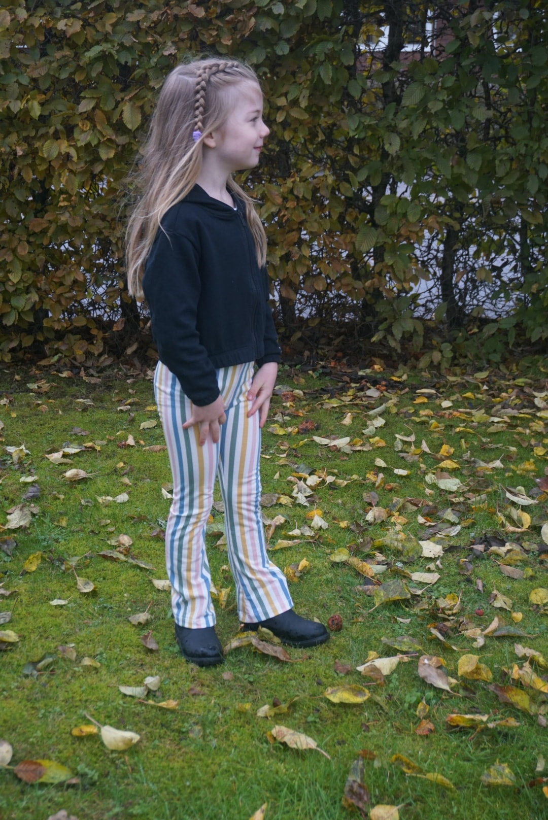 Funky Flare Leggings Strl 92-164 Pappersmönster