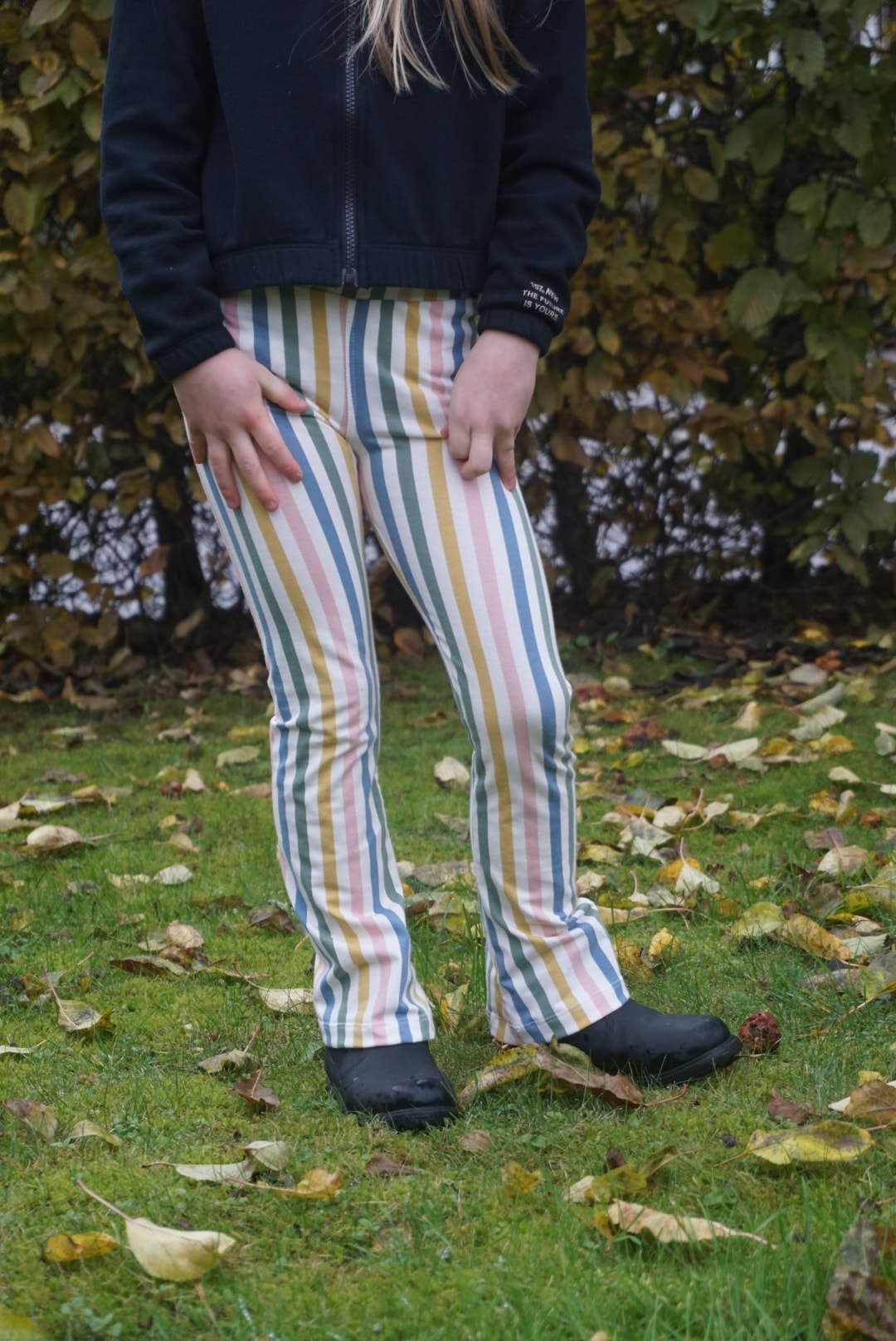 Funky Flare Leggings Strl 92-164 PDF-mönster