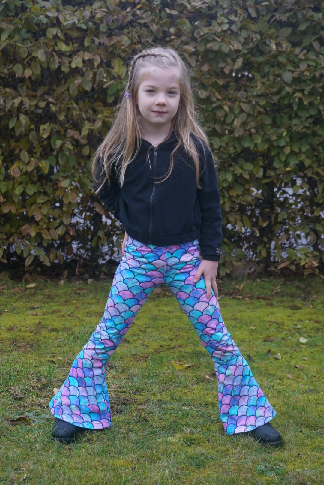 Funky Flare Leggings Strl 92-164 Pappersmönster
