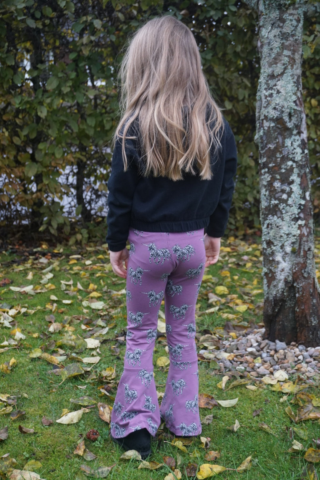 Funky Flare Leggings Strl 92-164 Pappersmönster