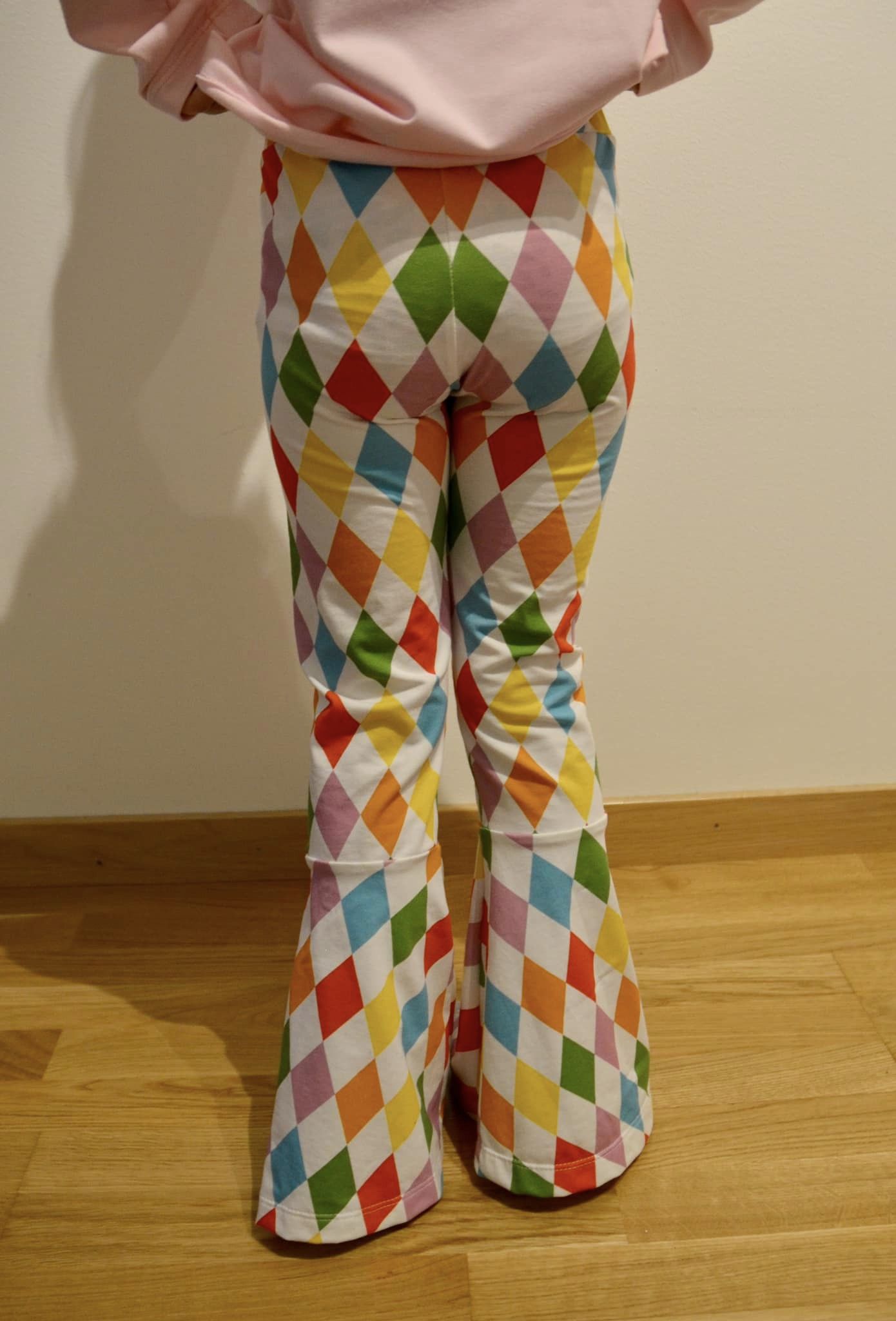 Funky Flare Leggings Strl 92-164 Pappersmönster