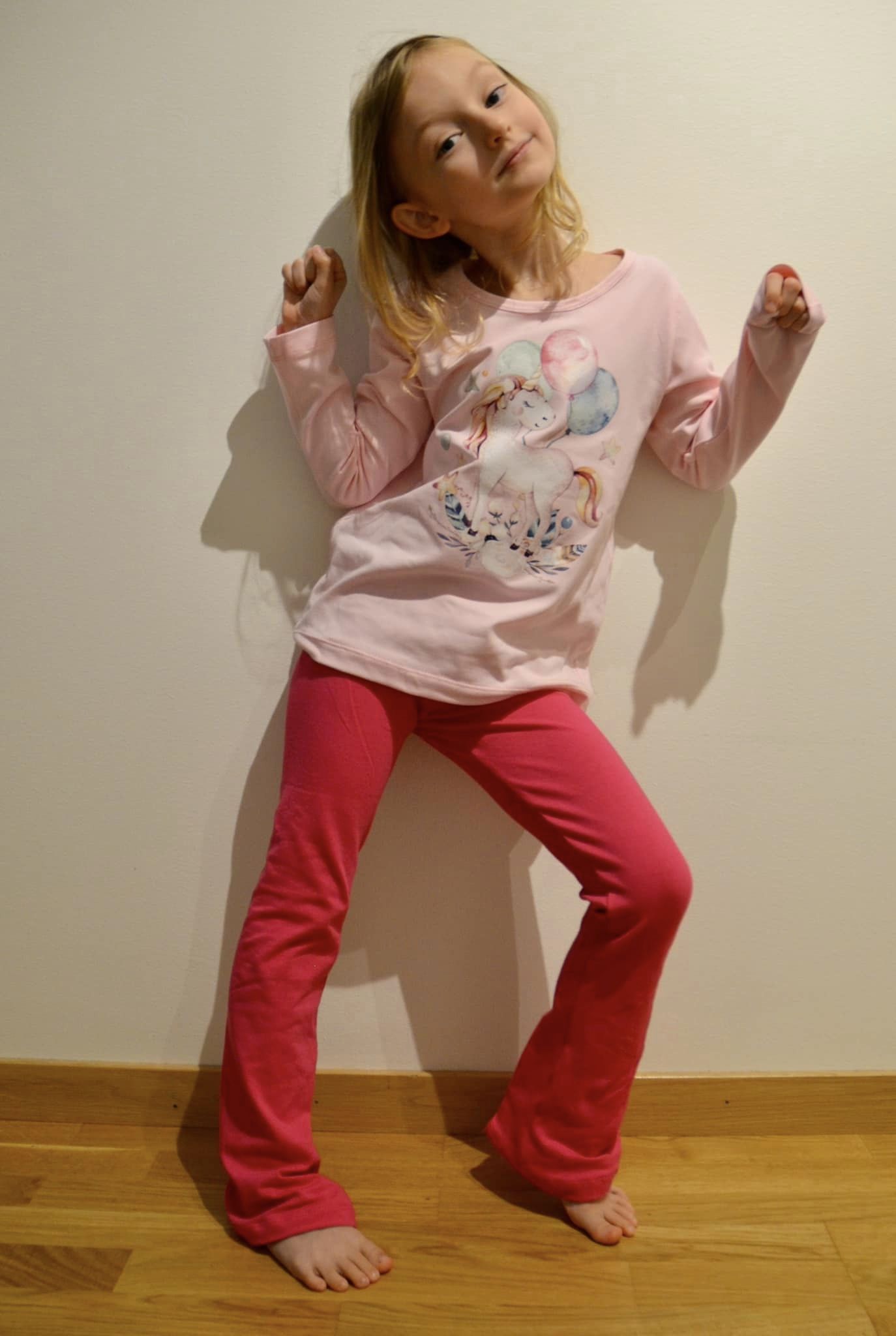 Funky Flare Leggings Strl 92-164 Pappersmönster