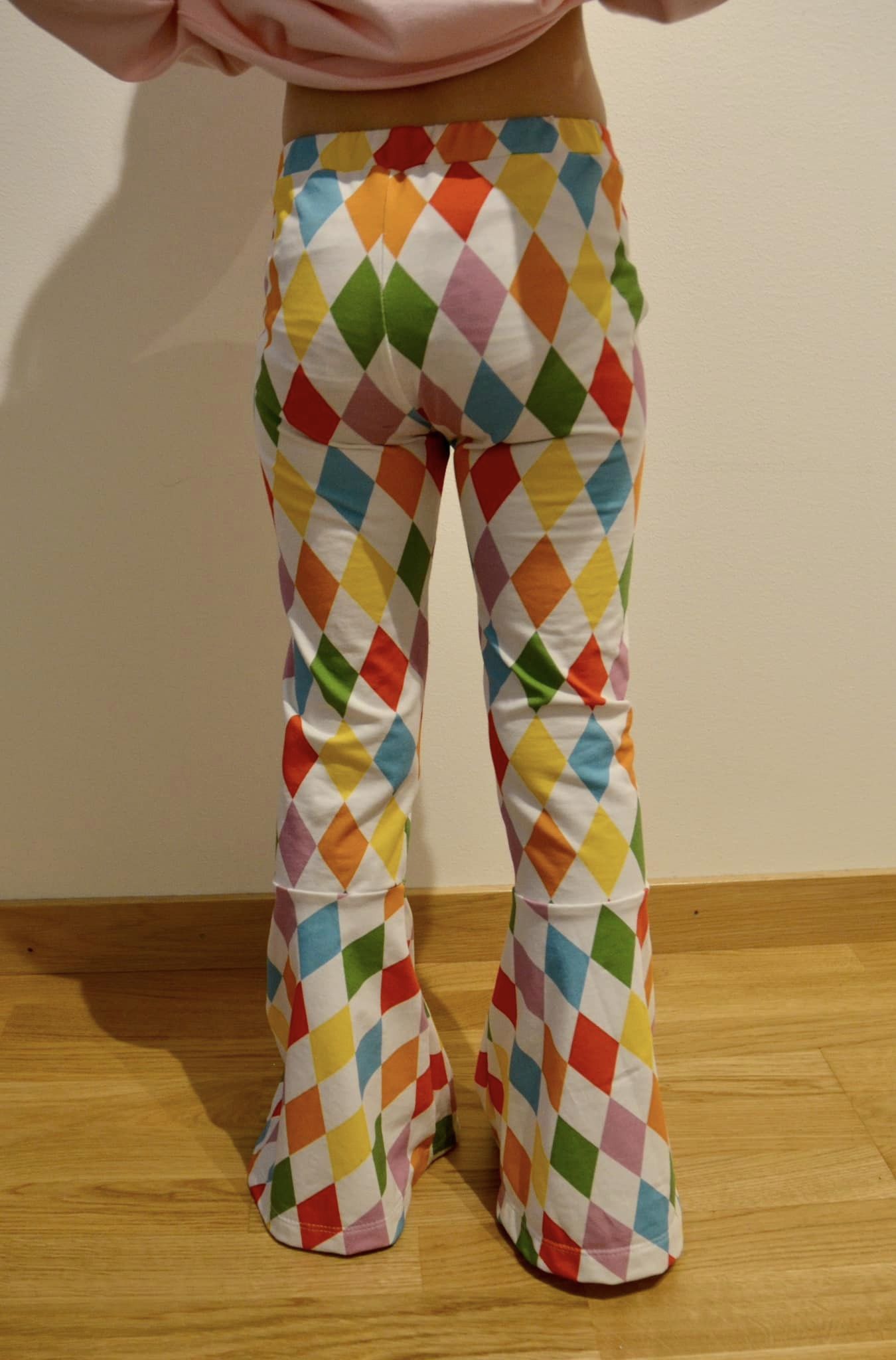 Funky Flare Leggings Strl 92-164 Pappersmönster