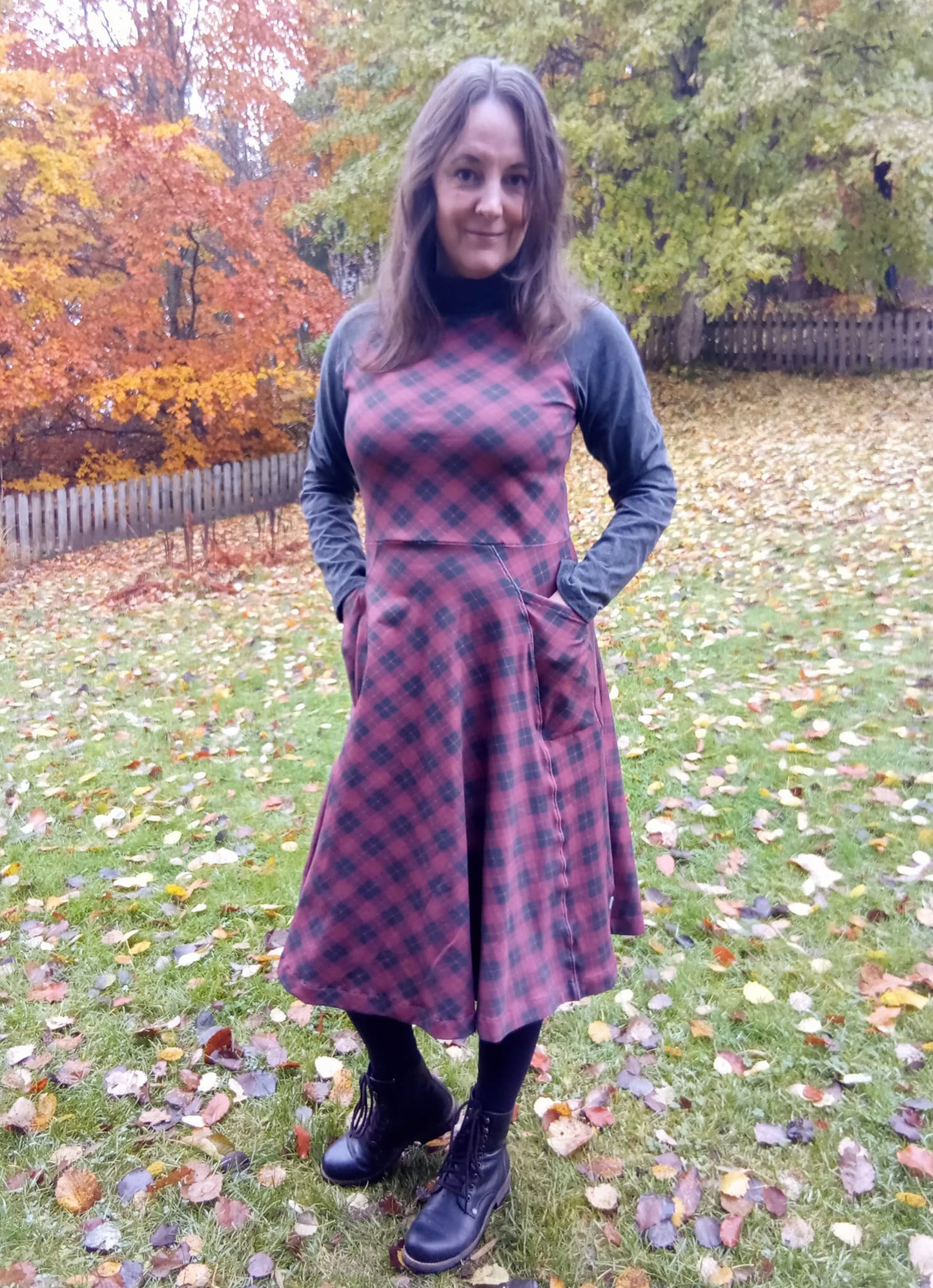 Frosty Finesse Dress Strl 34-56 Pappersmönster
