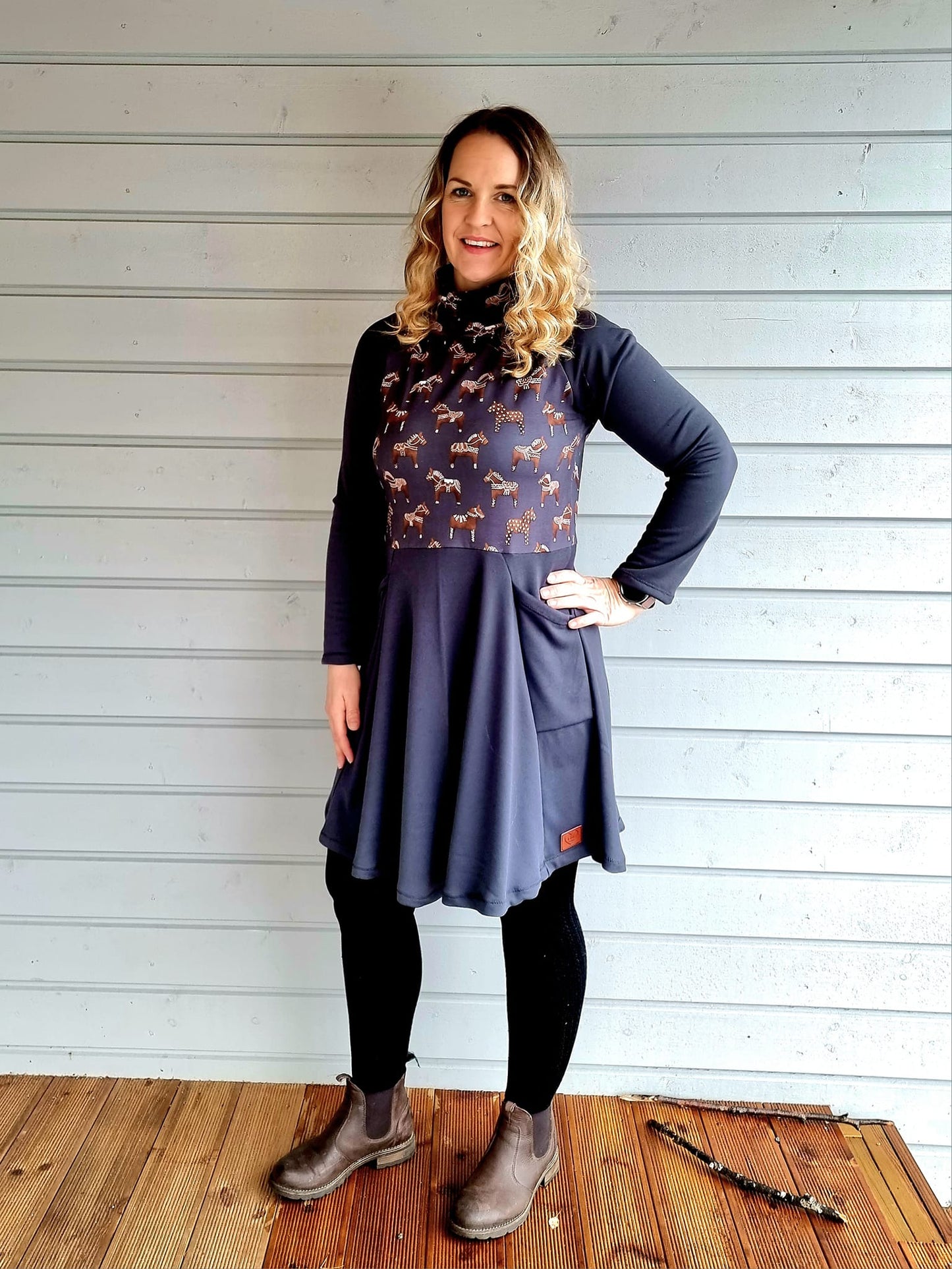 Frosty Finesse Dress Strl 34-56 Pappersmönster