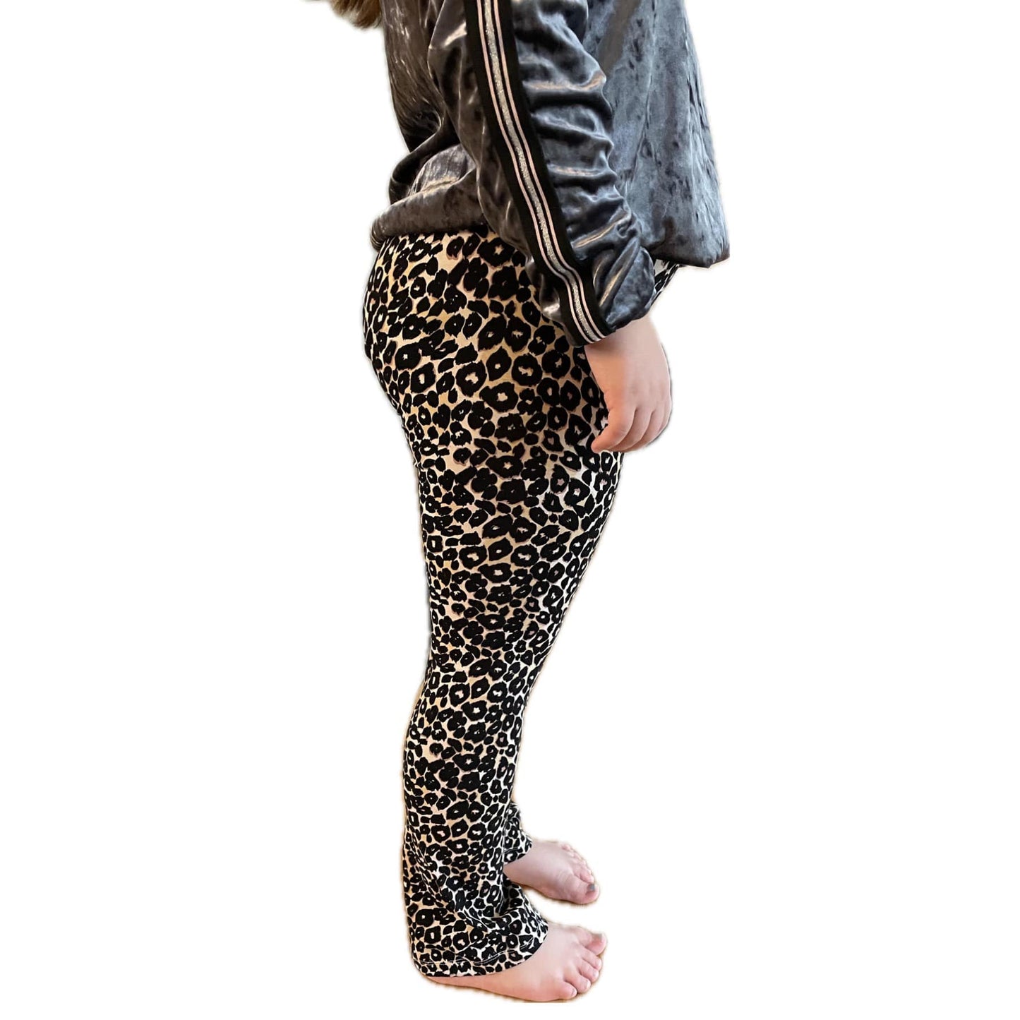 Funky Flare Leggings Strl 92-164 Pappersmönster