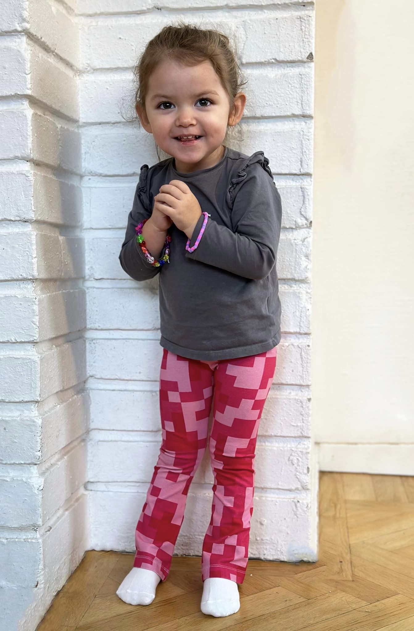 Funky Flare Leggings Strl 92-164 PDF-mönster