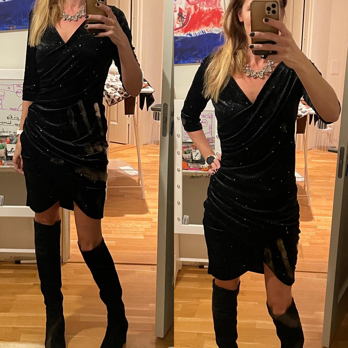 Festive Frolic Dress Strl 34-56 Pappersmönster