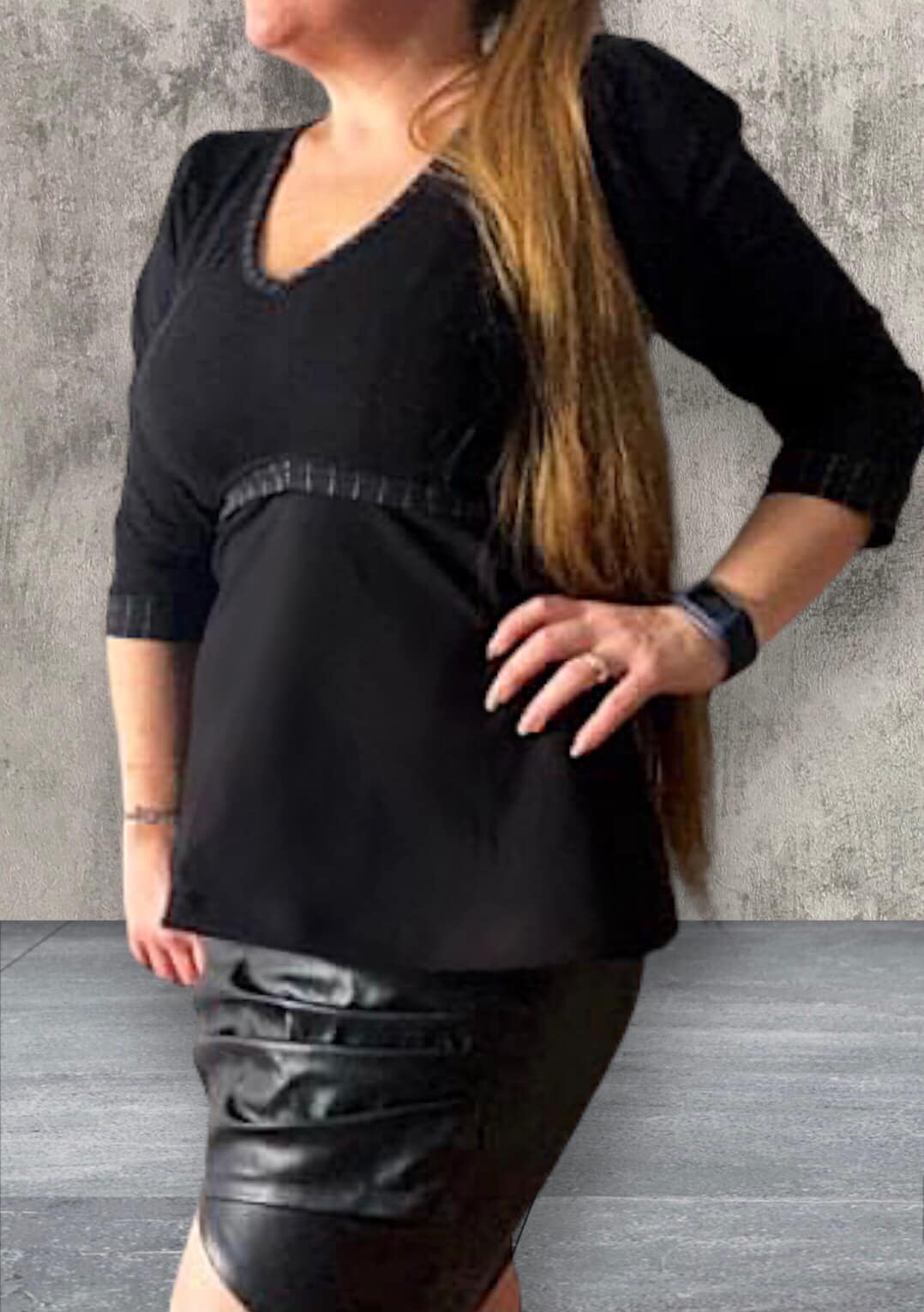 Button Up Dress Strl 34-56 Pappersmönster