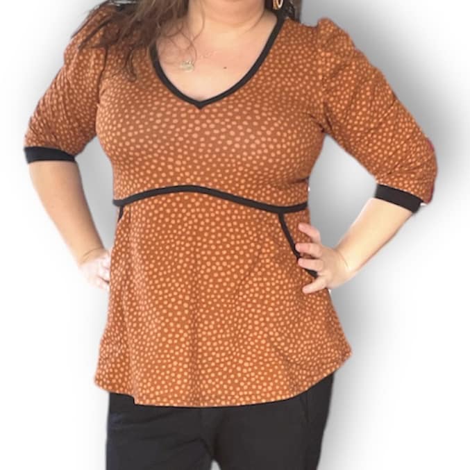 Button Up Dress Strl 34-56 Pappersmönster