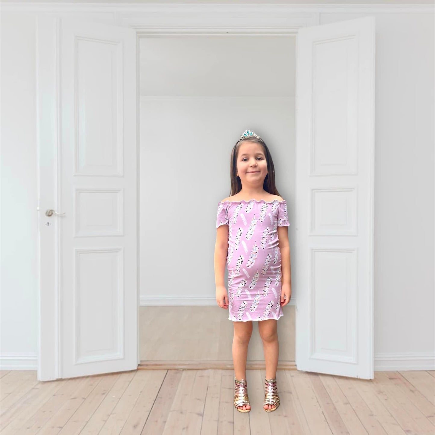 Sweetheart Dress Strl 80-170 PDF-mönster