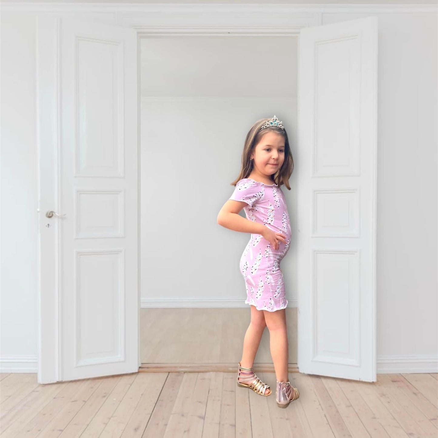 Sweetheart Dress Strl 80-170 PDF-mönster