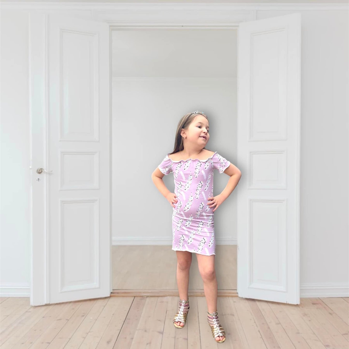 Sweetheart Dress Strl 80-170 PDF-mönster