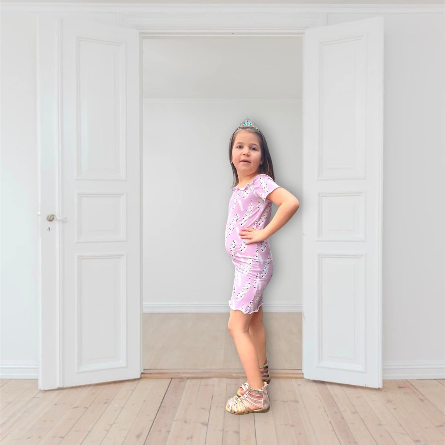 Sweetheart Dress Strl 80-170 PDF-mönster