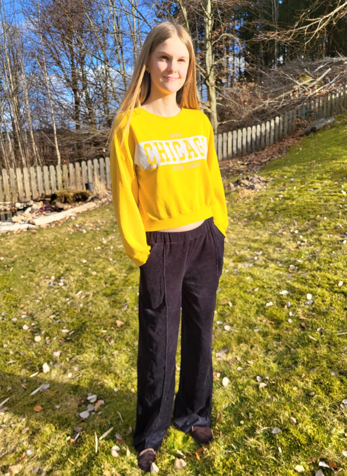 Trendy Tween Trousers Strl 92-170 Pappersmönster