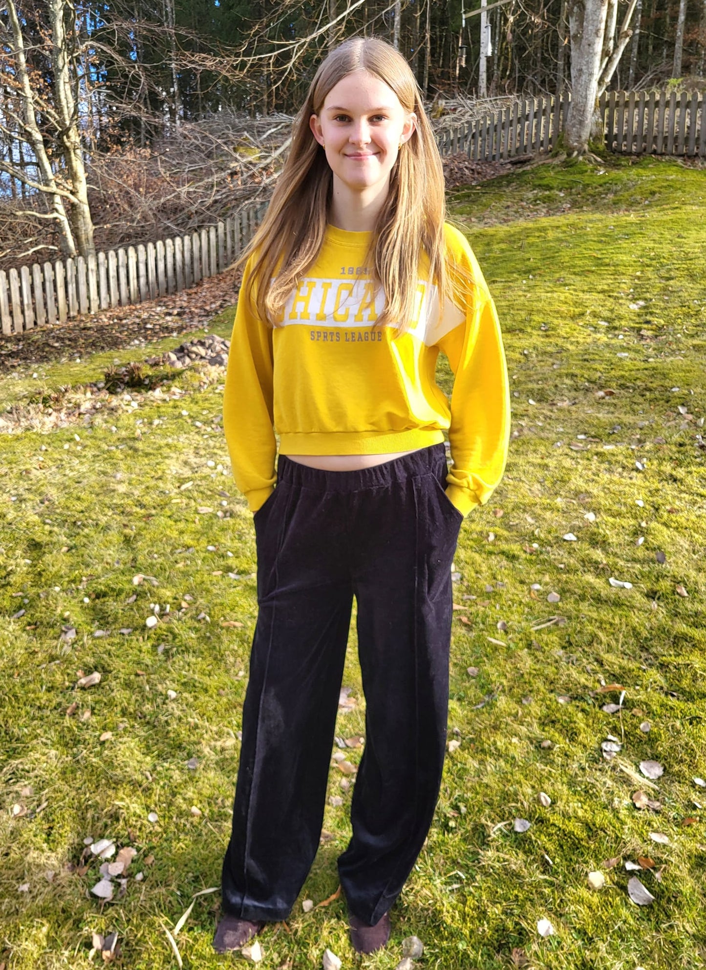 Trendy Tween Trousers Strl 92-170 Pappersmönster