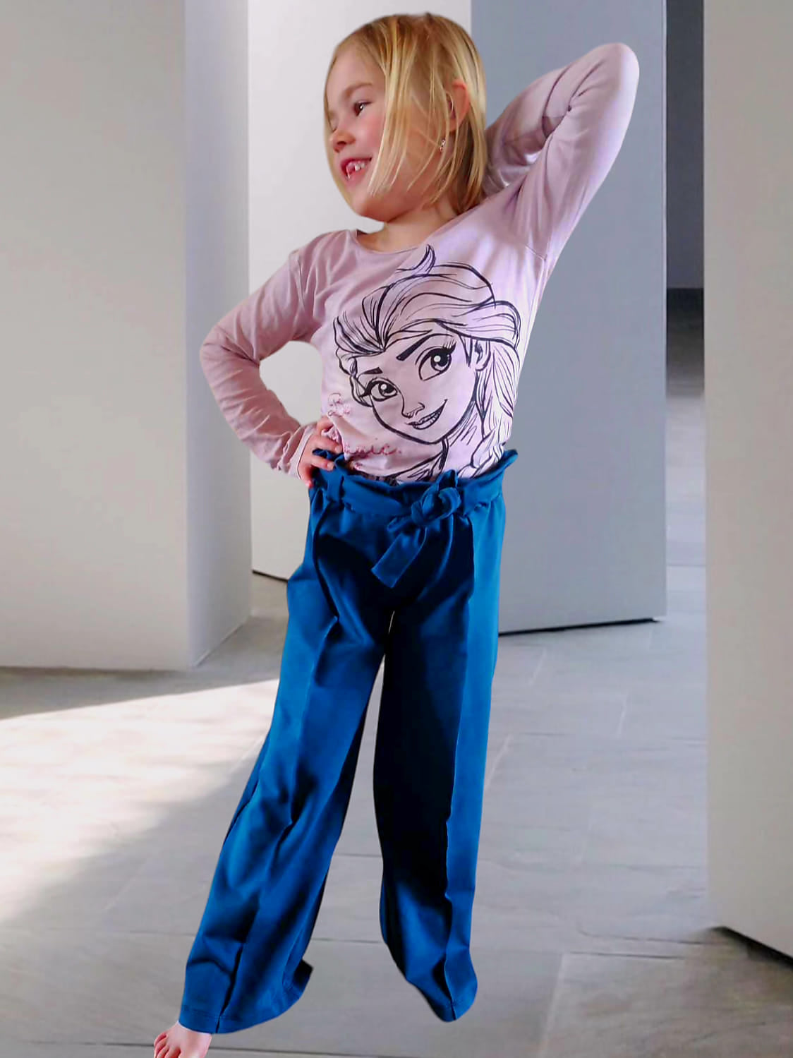 Trendy Tween Trousers Strl 92-170 Pappersmönster