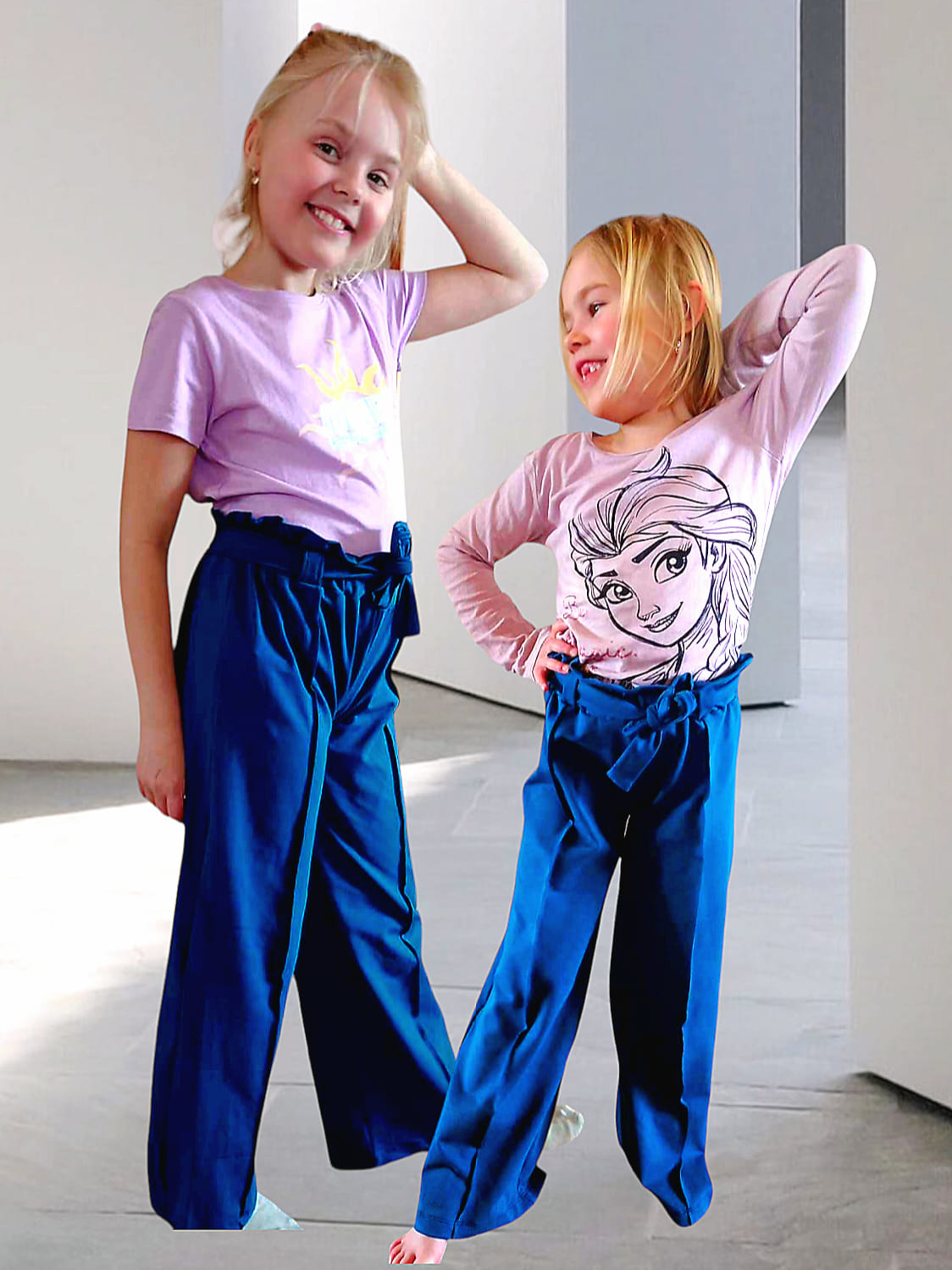 Trendy Tween Trousers Strl 92-170 Pappersmönster