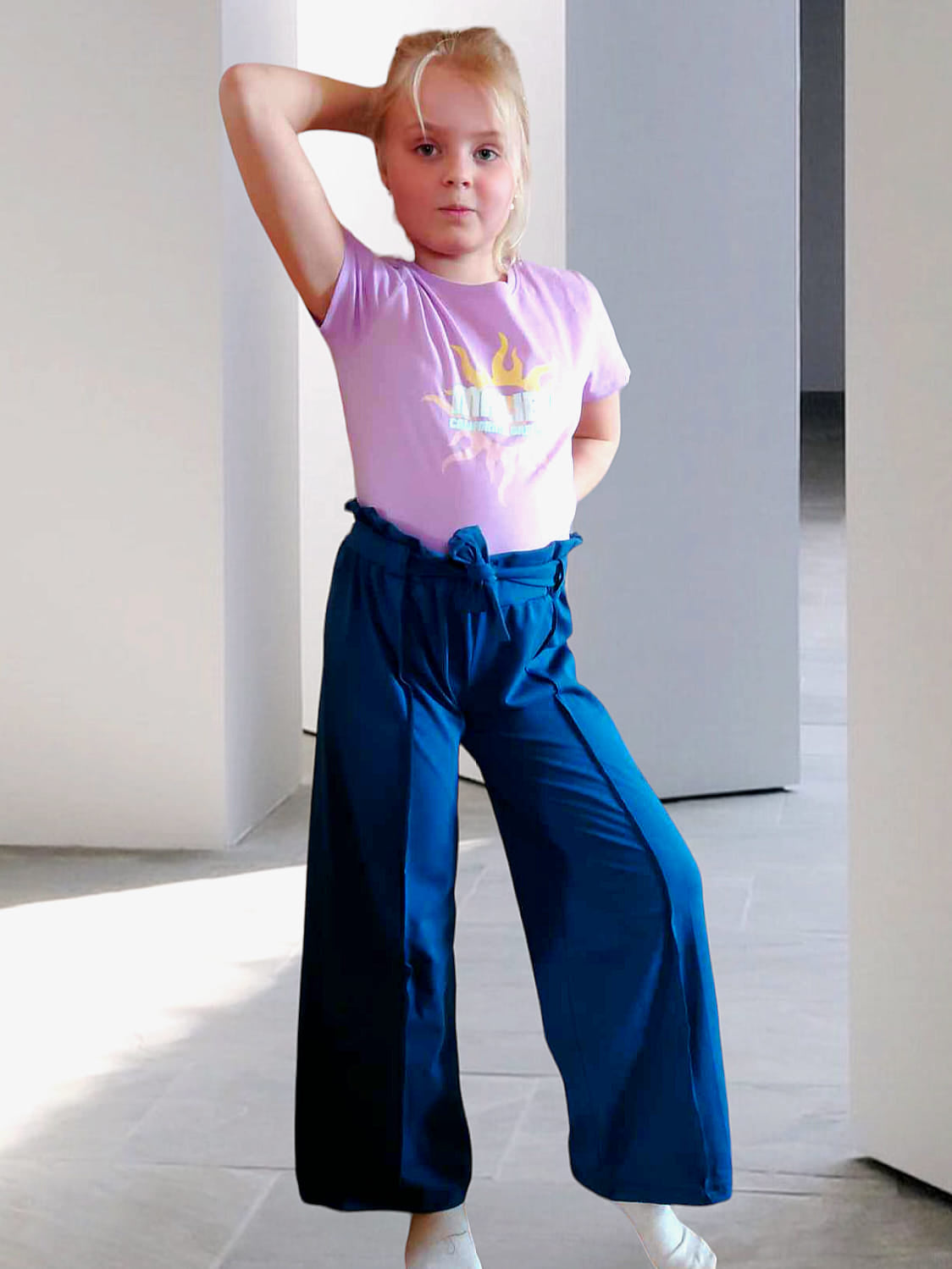 Trendy Tween Trousers Strl 92-170 Pappersmönster