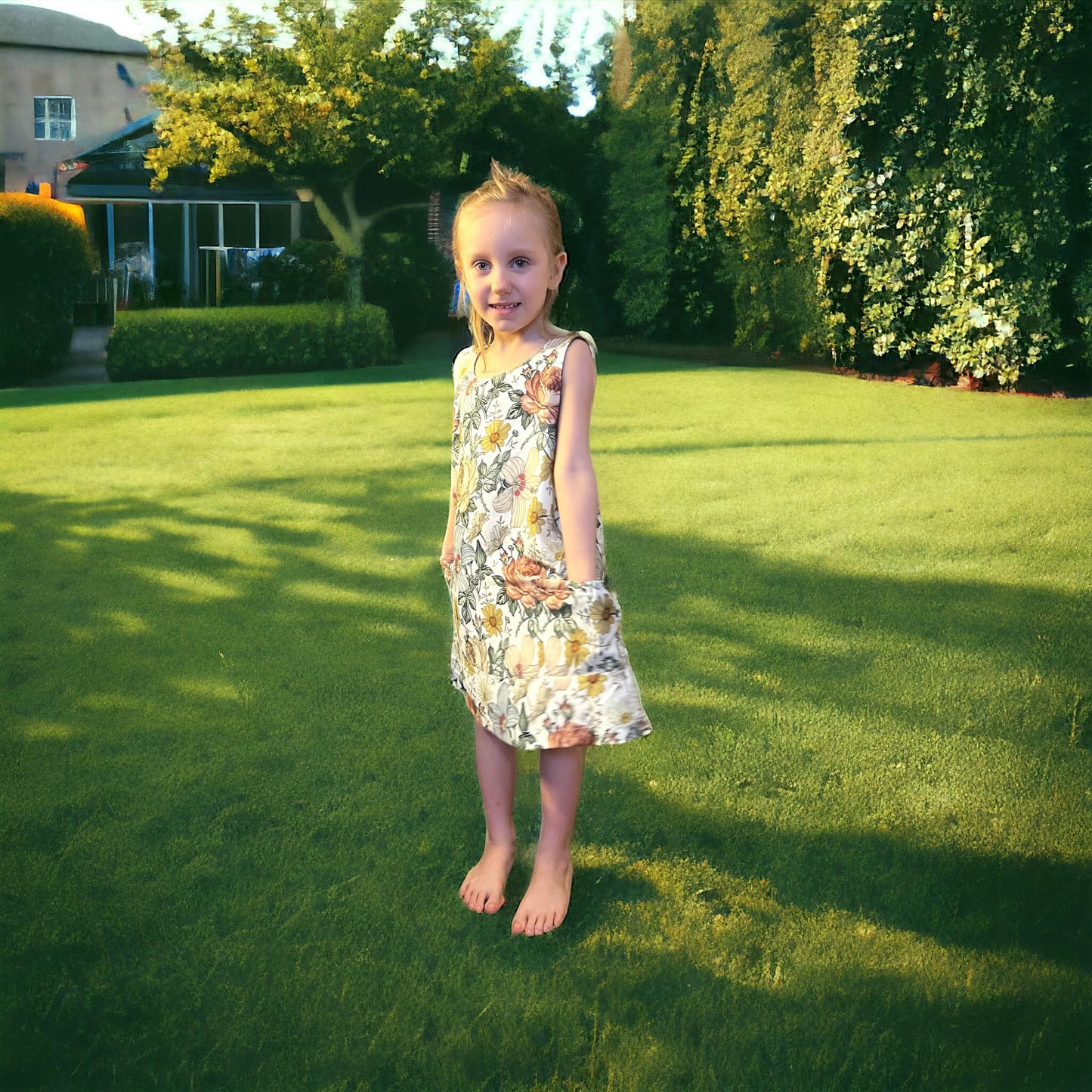 Graduation Dress Strl 92-170 PDF-mönster