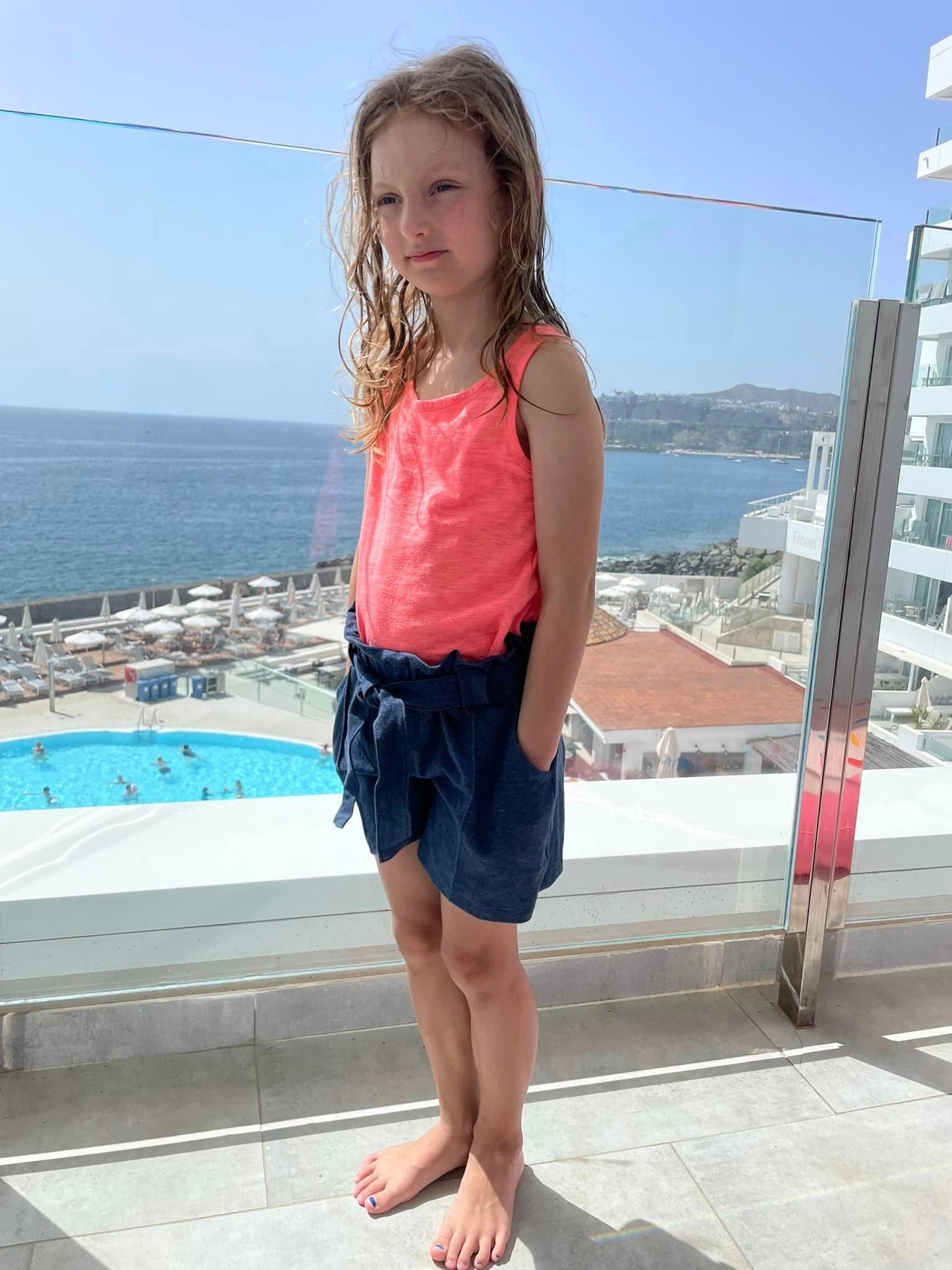 Trendy Tween Trousers Strl 92-170 Pappersmönster