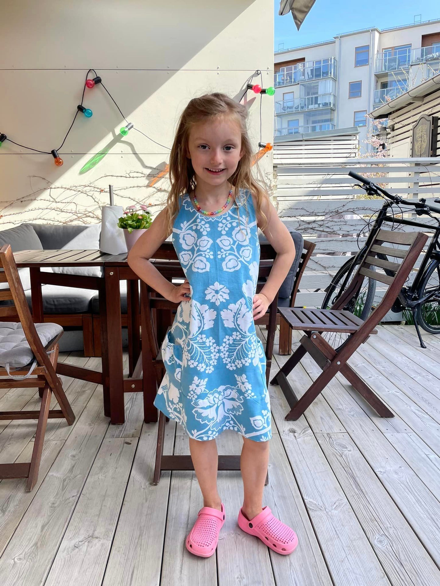 Graduation Dress Strl 92-170 PDF-mönster