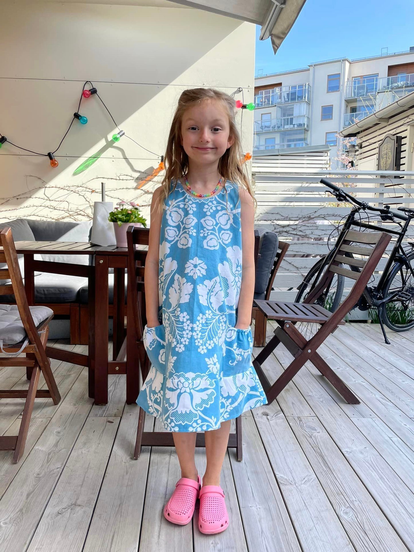 Graduation Dress Strl 92-170 PDF-mönster