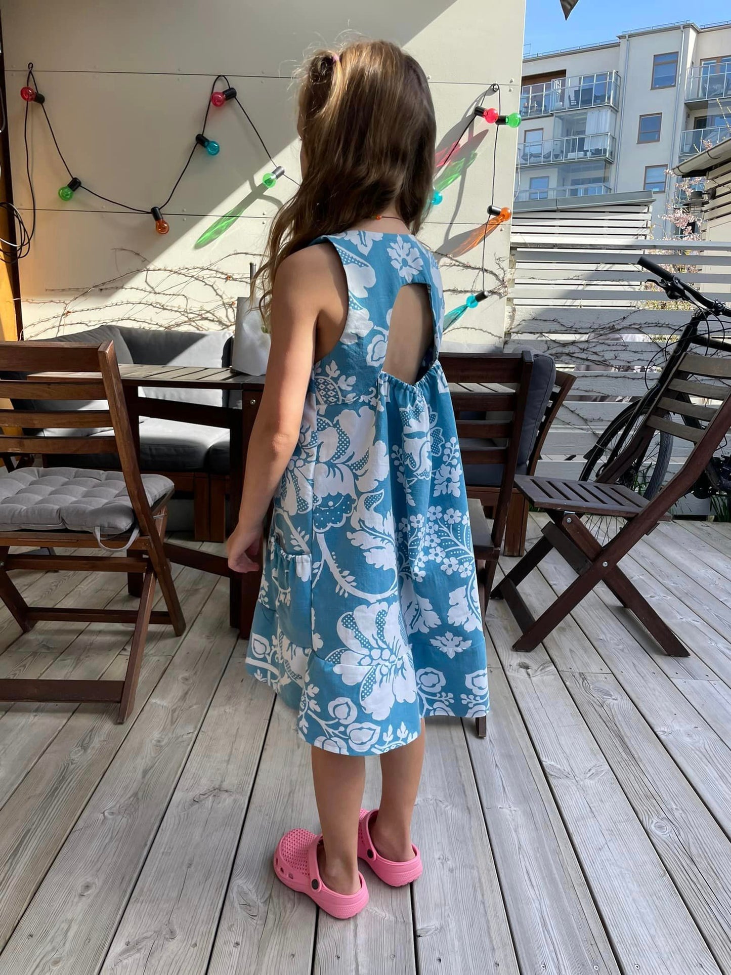 Graduation Dress Strl 92-170 PDF-mönster