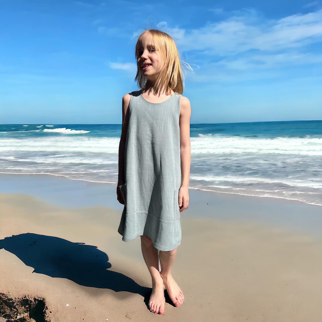 Graduation Dress Strl 92-170 PDF-mönster