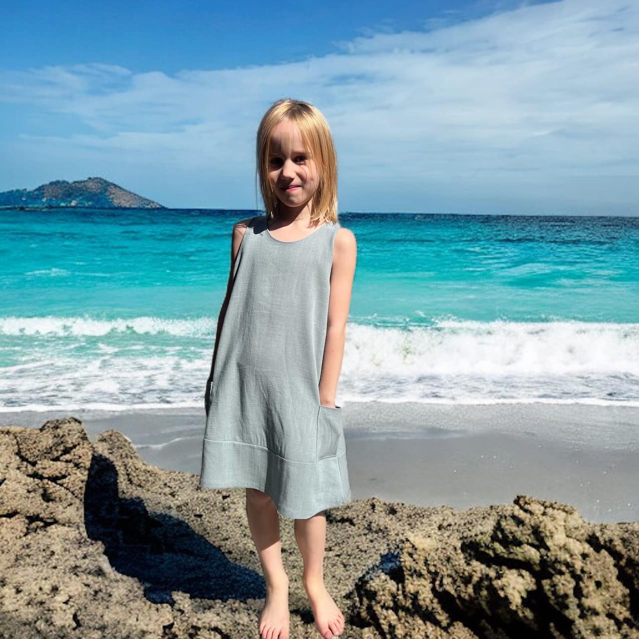 Graduation Dress Strl 92-170 PDF-mönster