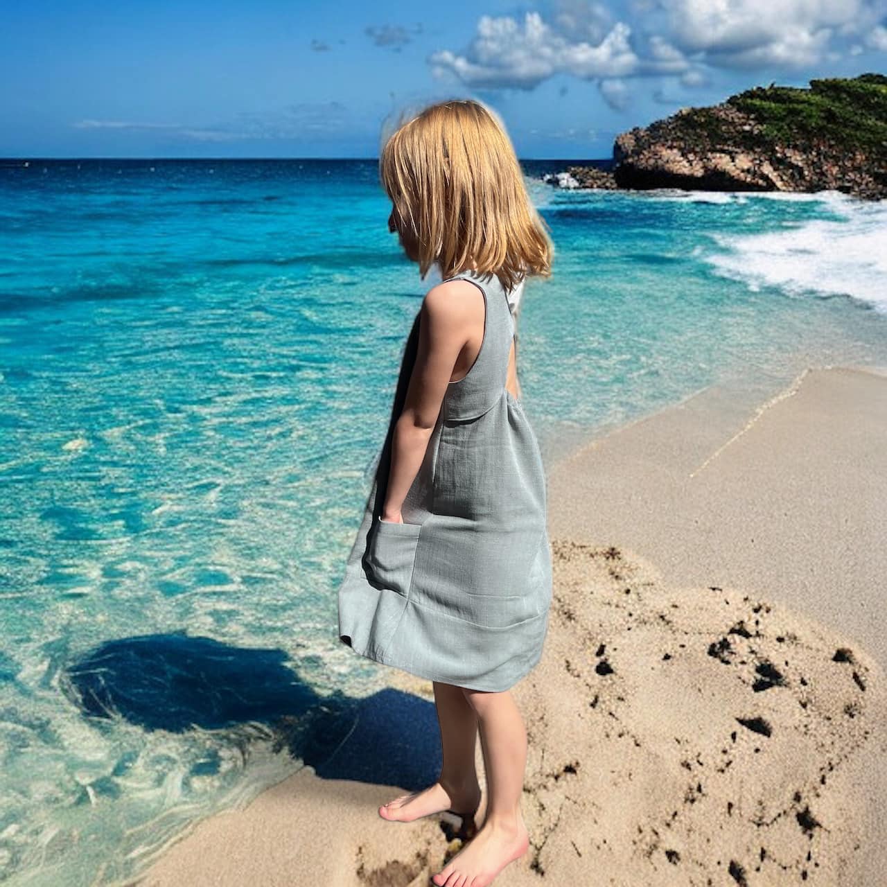 Graduation Dress Strl 92-170 PDF-mönster