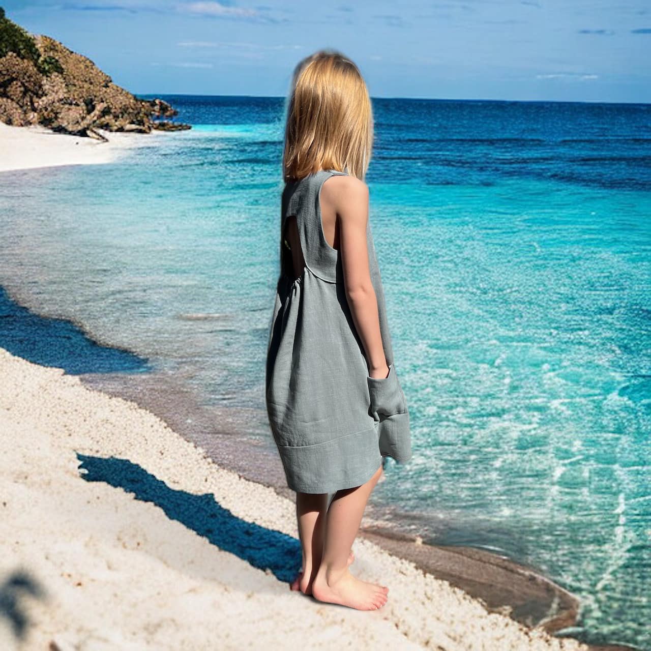 Graduation Dress Strl 92-170 PDF-mönster