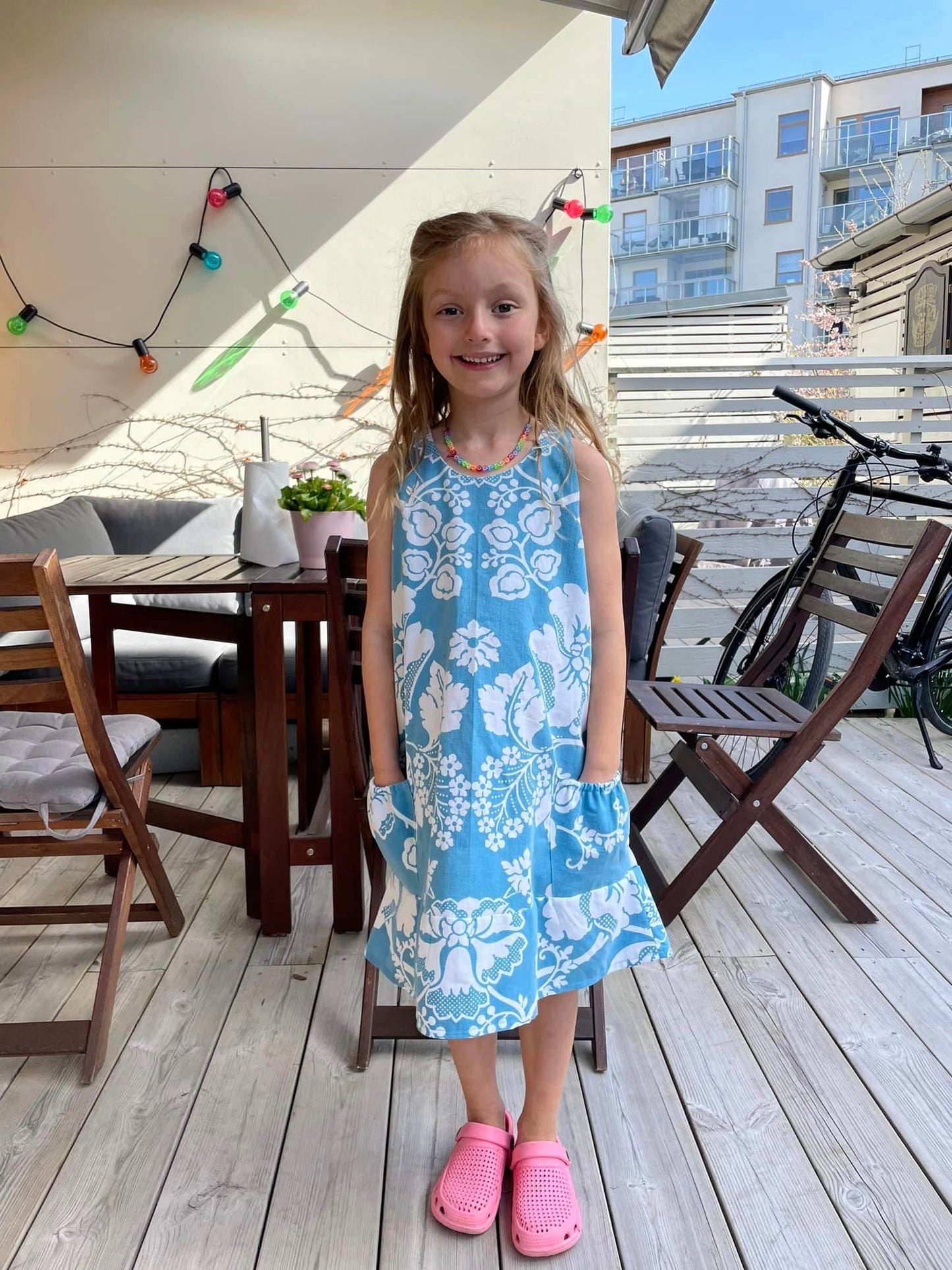 Graduation Dress Strl 92-170 PDF-mönster