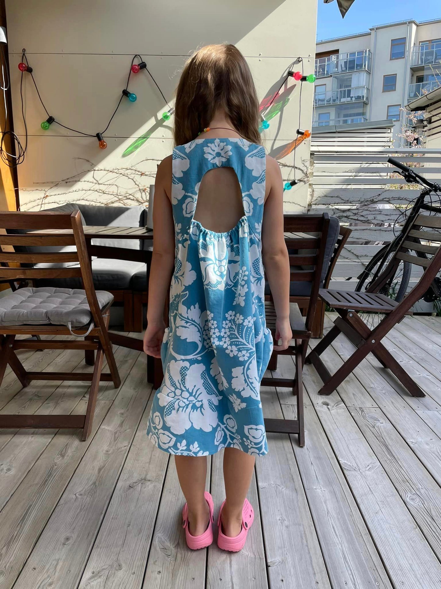 Graduation Dress Strl 92-170 PDF-mönster