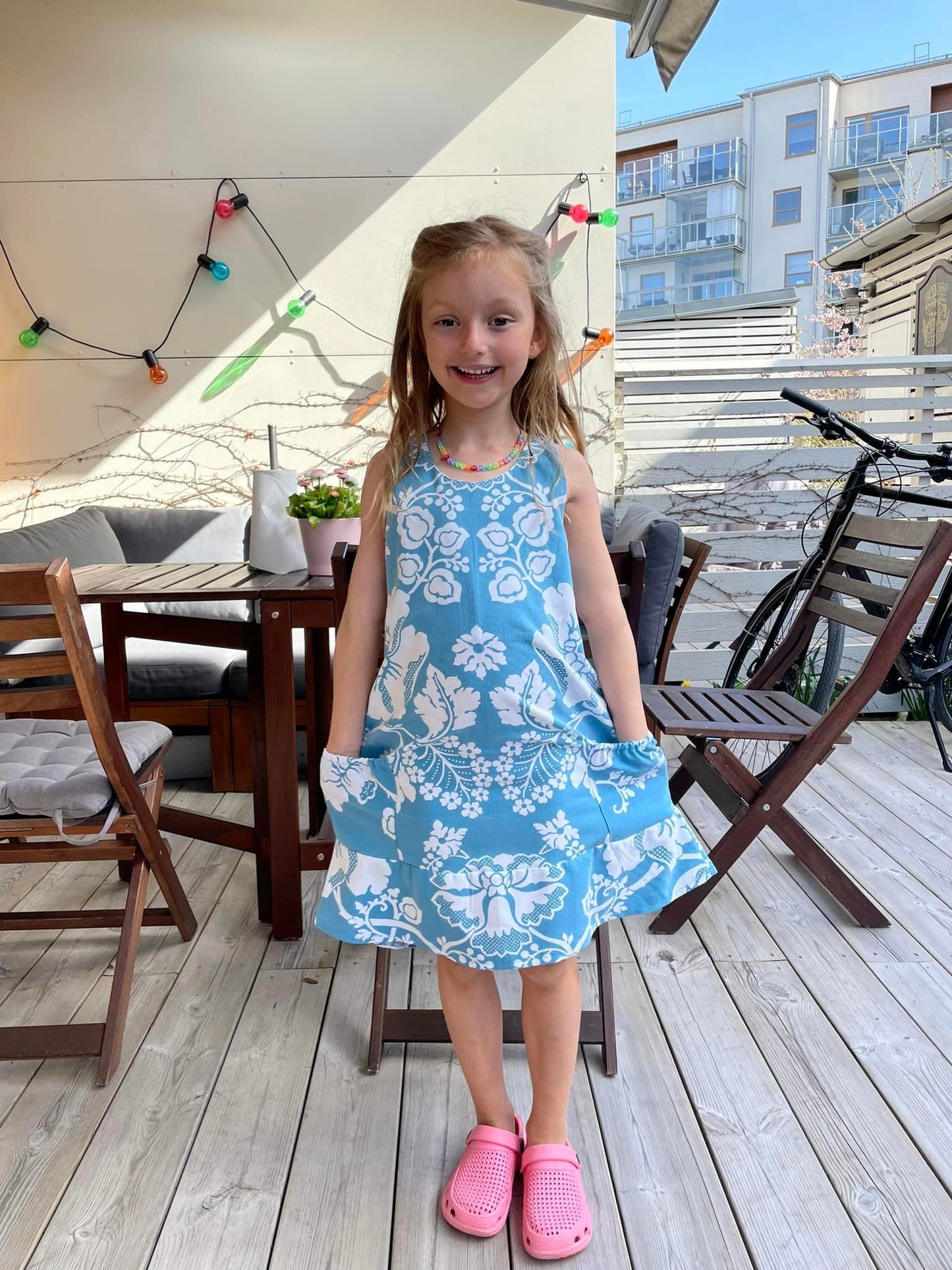 Graduation Dress Strl 92-170 PDF-mönster