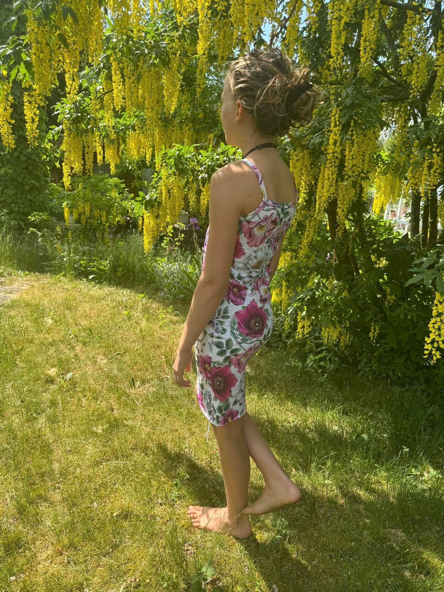 Spaghetti Dress Strl 98-170 PDF-mönster