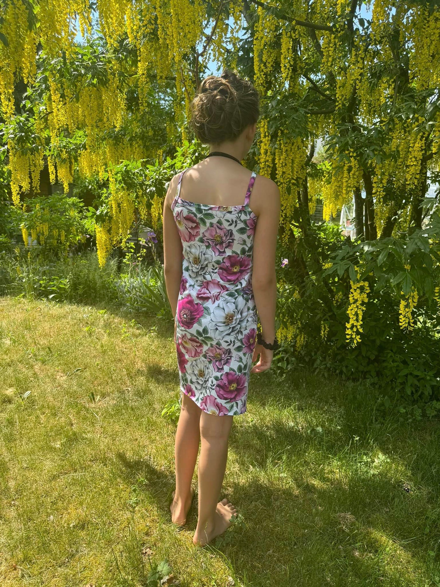 Spaghetti Dress Strl 98-170 PDF-mönster