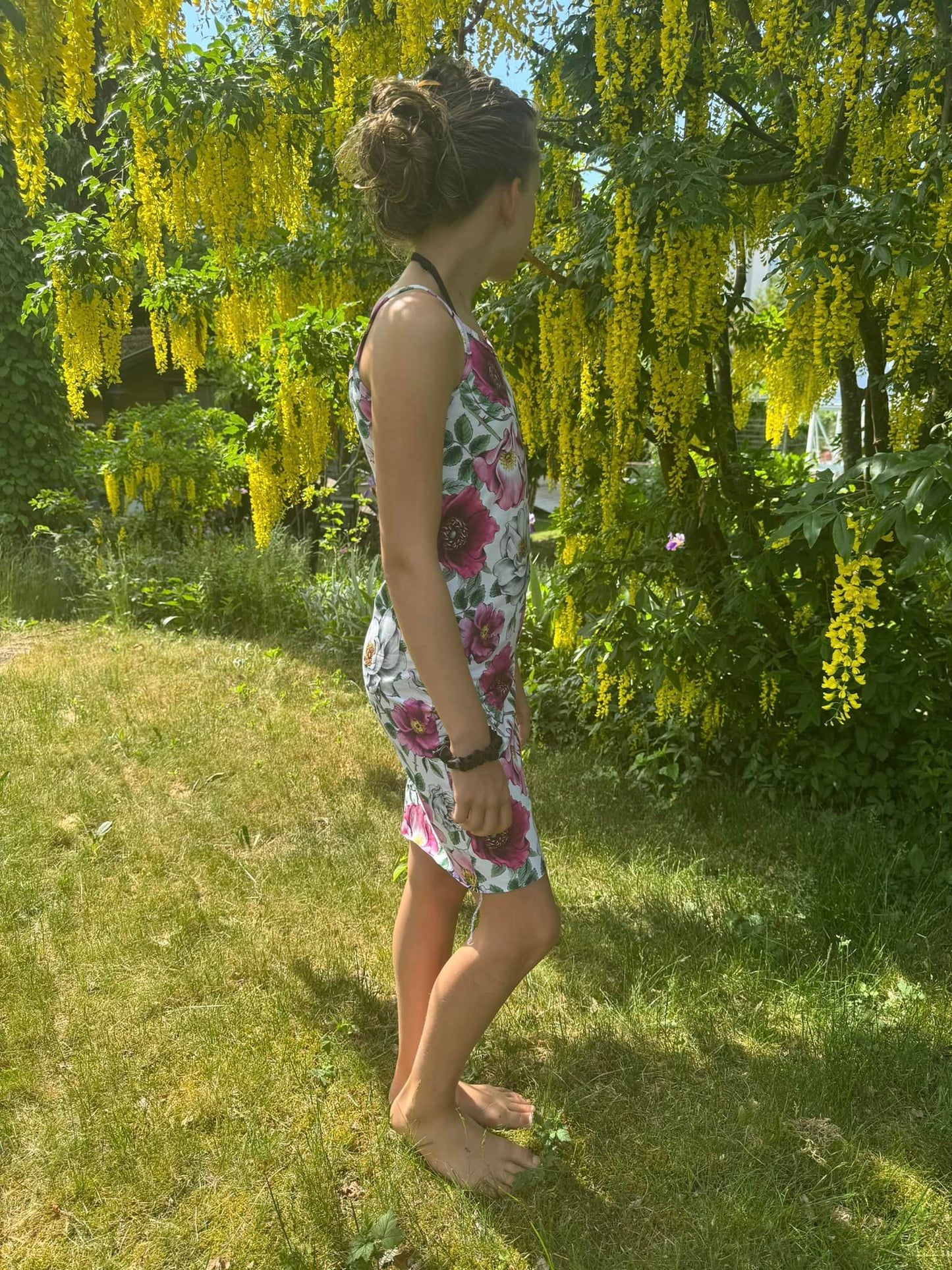 Spaghetti Dress Strl 98-170 PDF-mönster